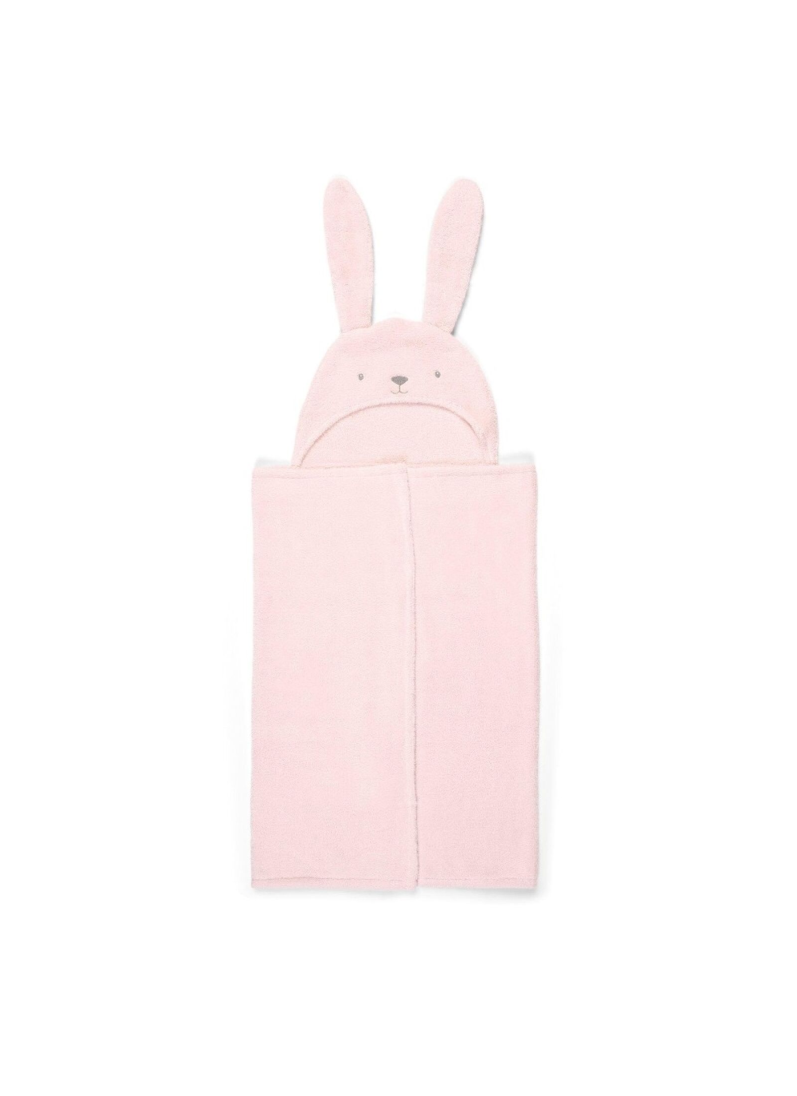 HOODED TOWEL BUNNY PINK
