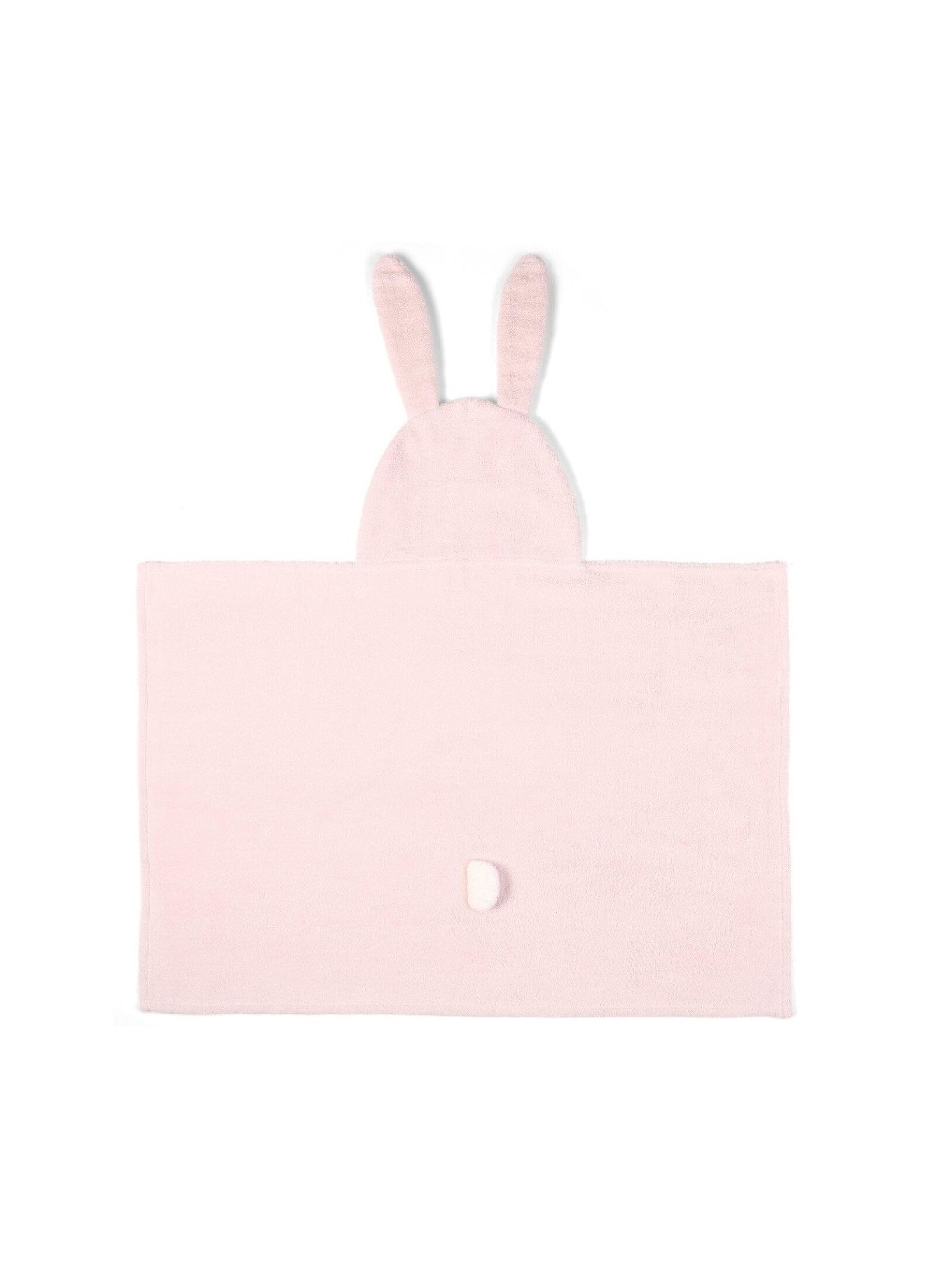 HOODED TOWEL BUNNY PINK