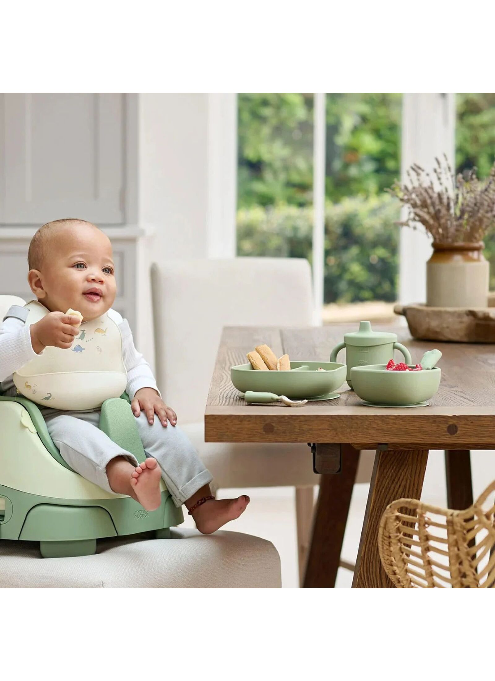 SILICONE DINNER SET KIWI