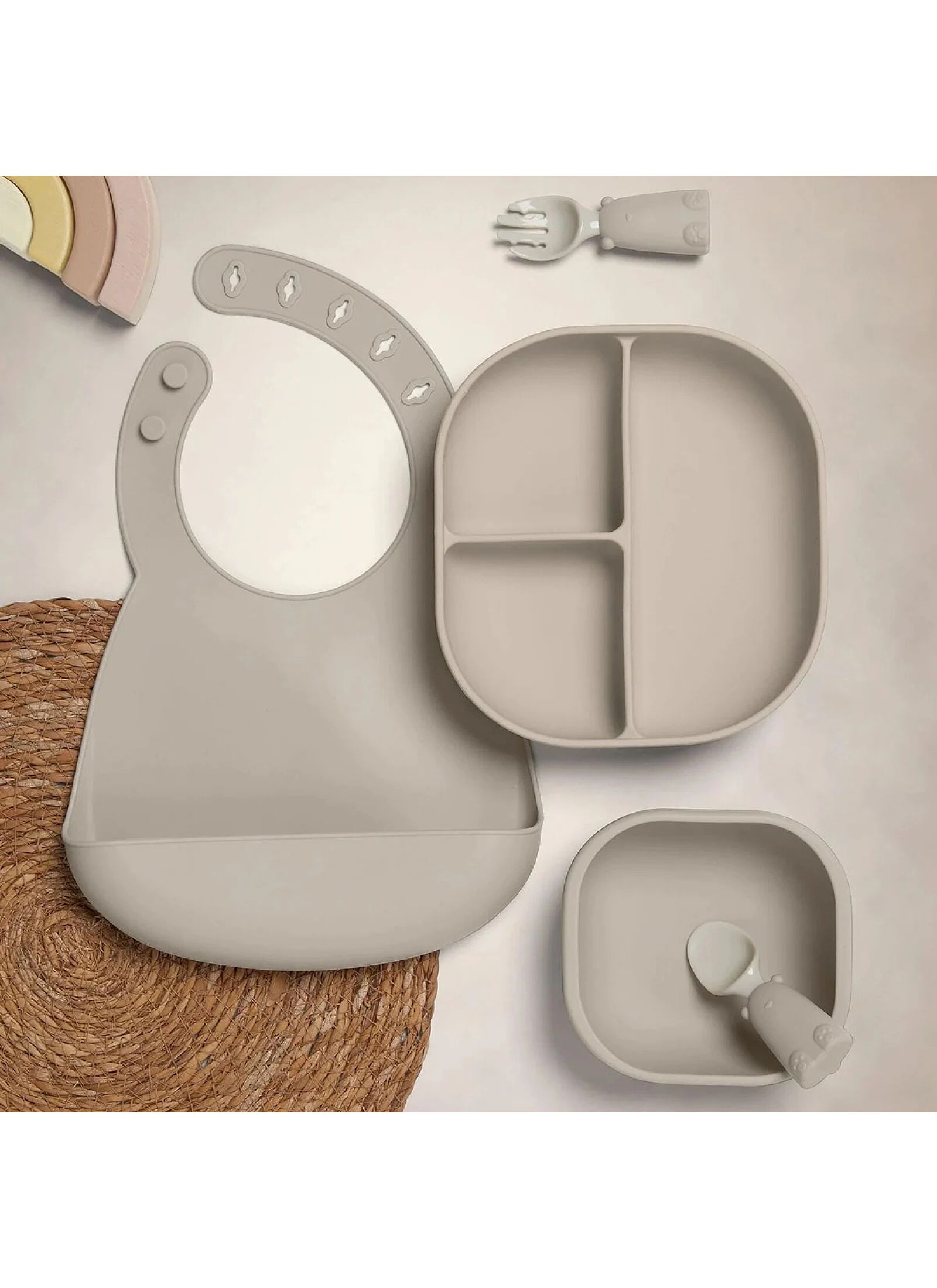 SILICONE DINNER SET TRUFFLE