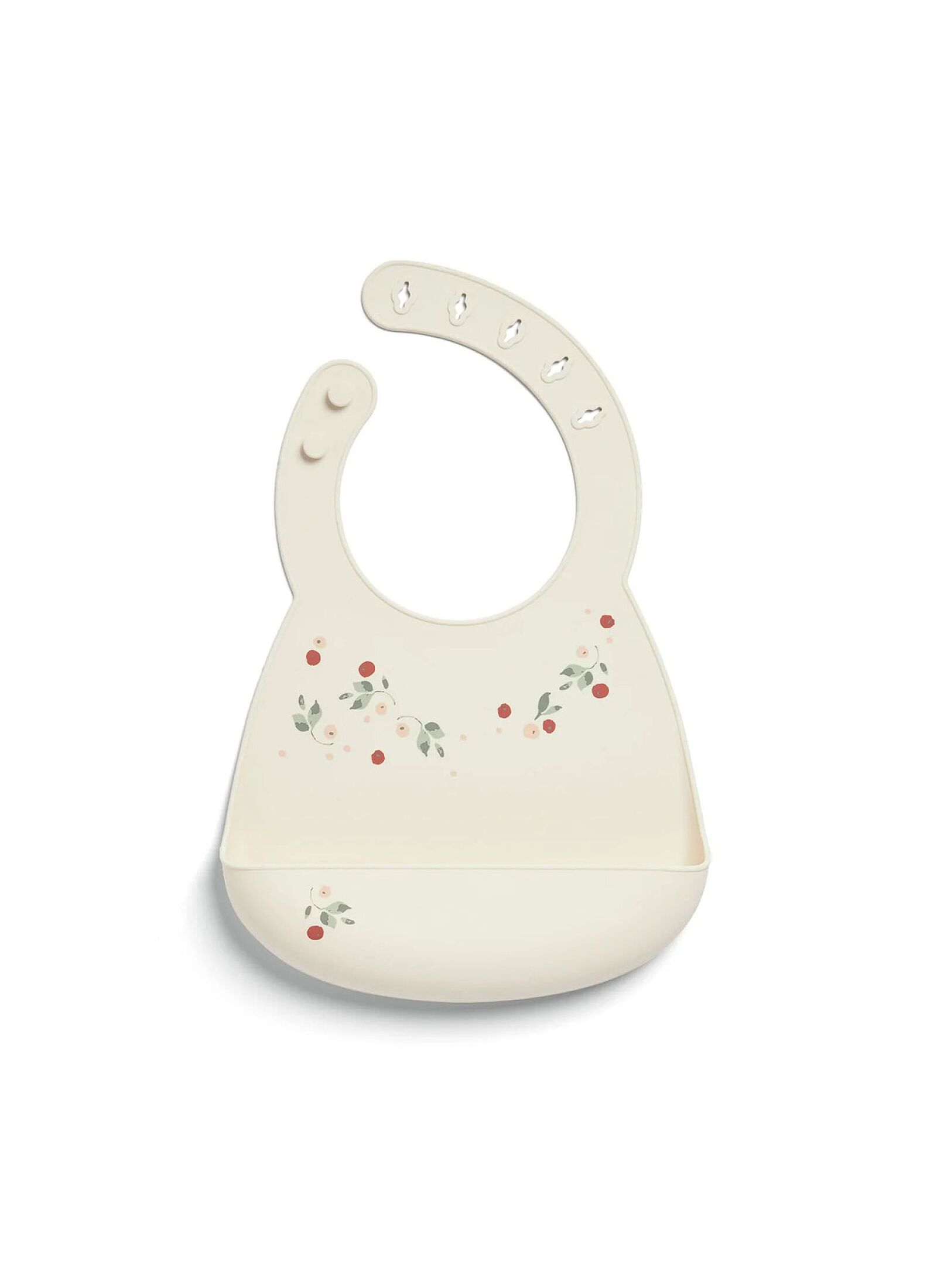 SILICONE BIB 2 PCS FLORAL BERRY