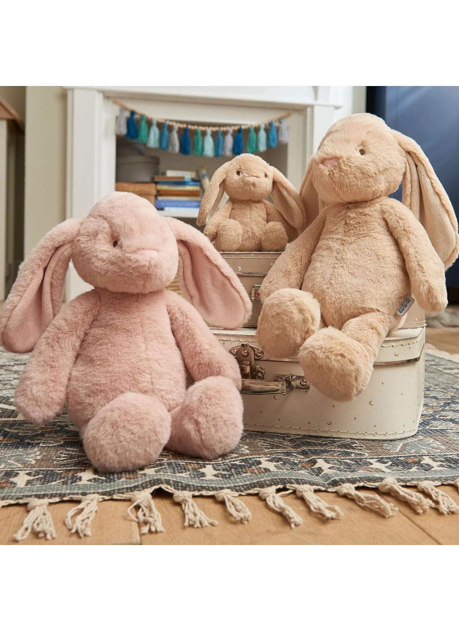 SNUGGLE TOY BUNNY PINK