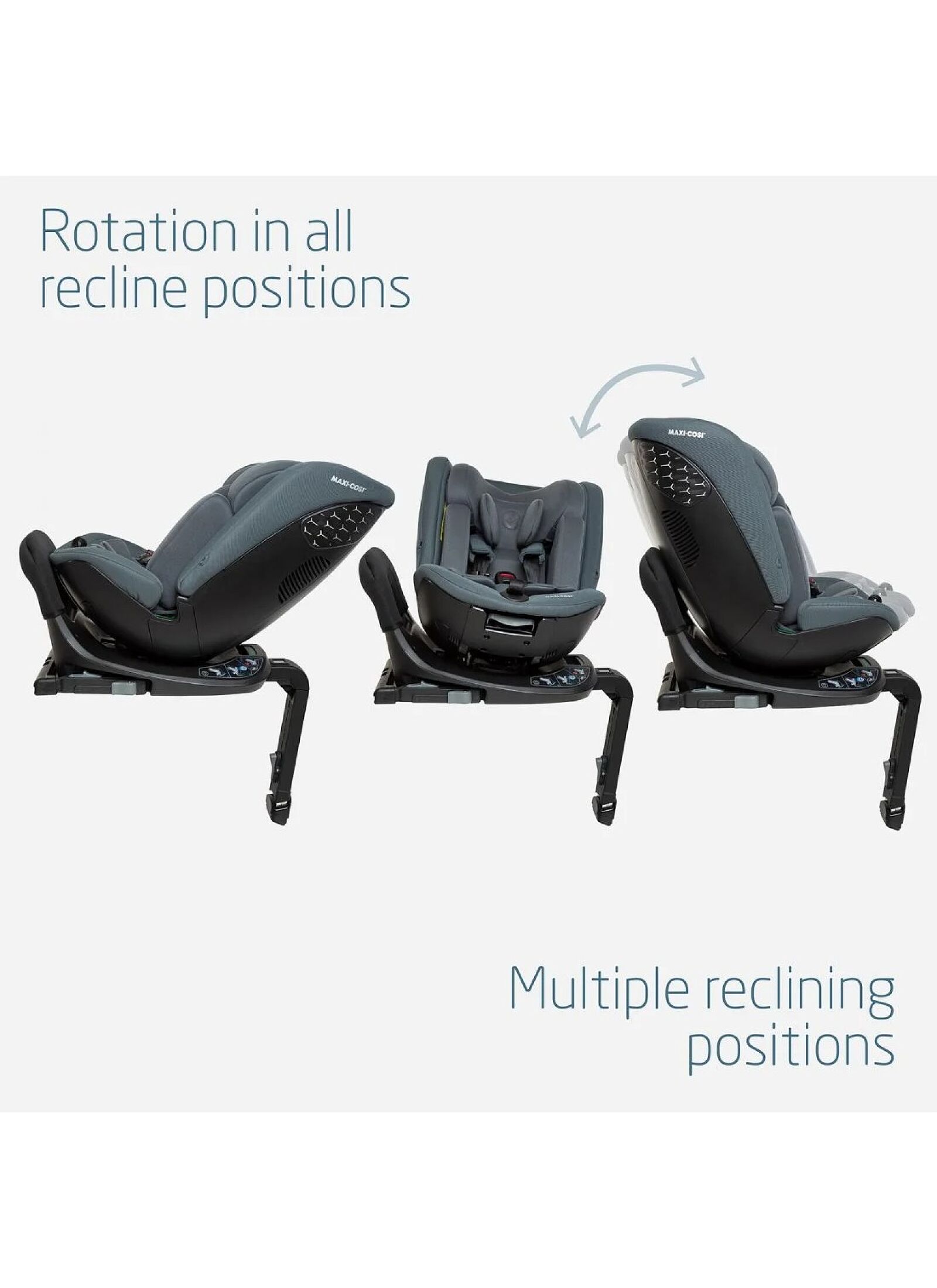 CAR SEAT SPINEL 360 PLUS I-SIZE GRAPHITE