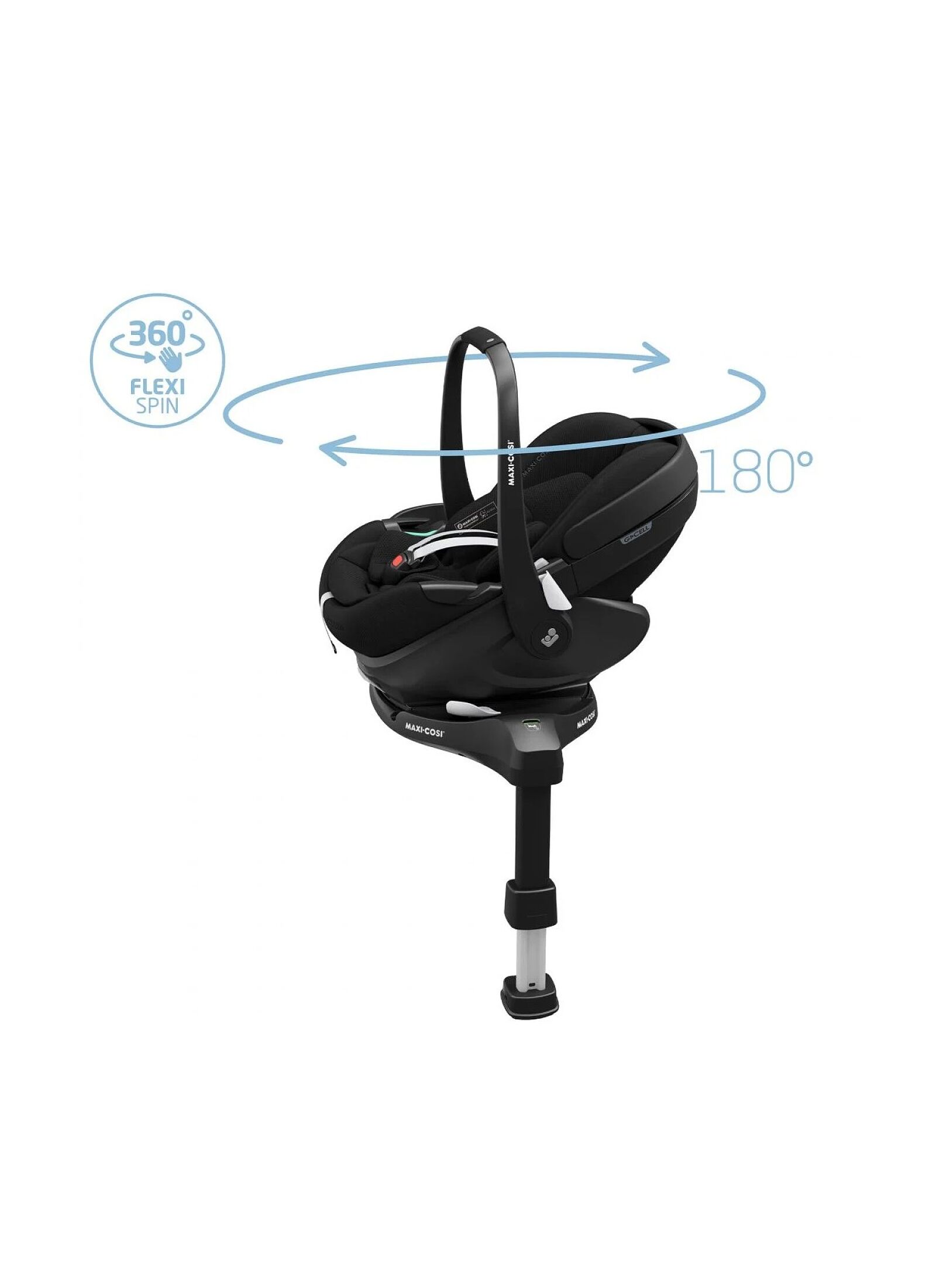 CAR SEAT PEBBLE 360 PRO2 TWILLIC BLACK