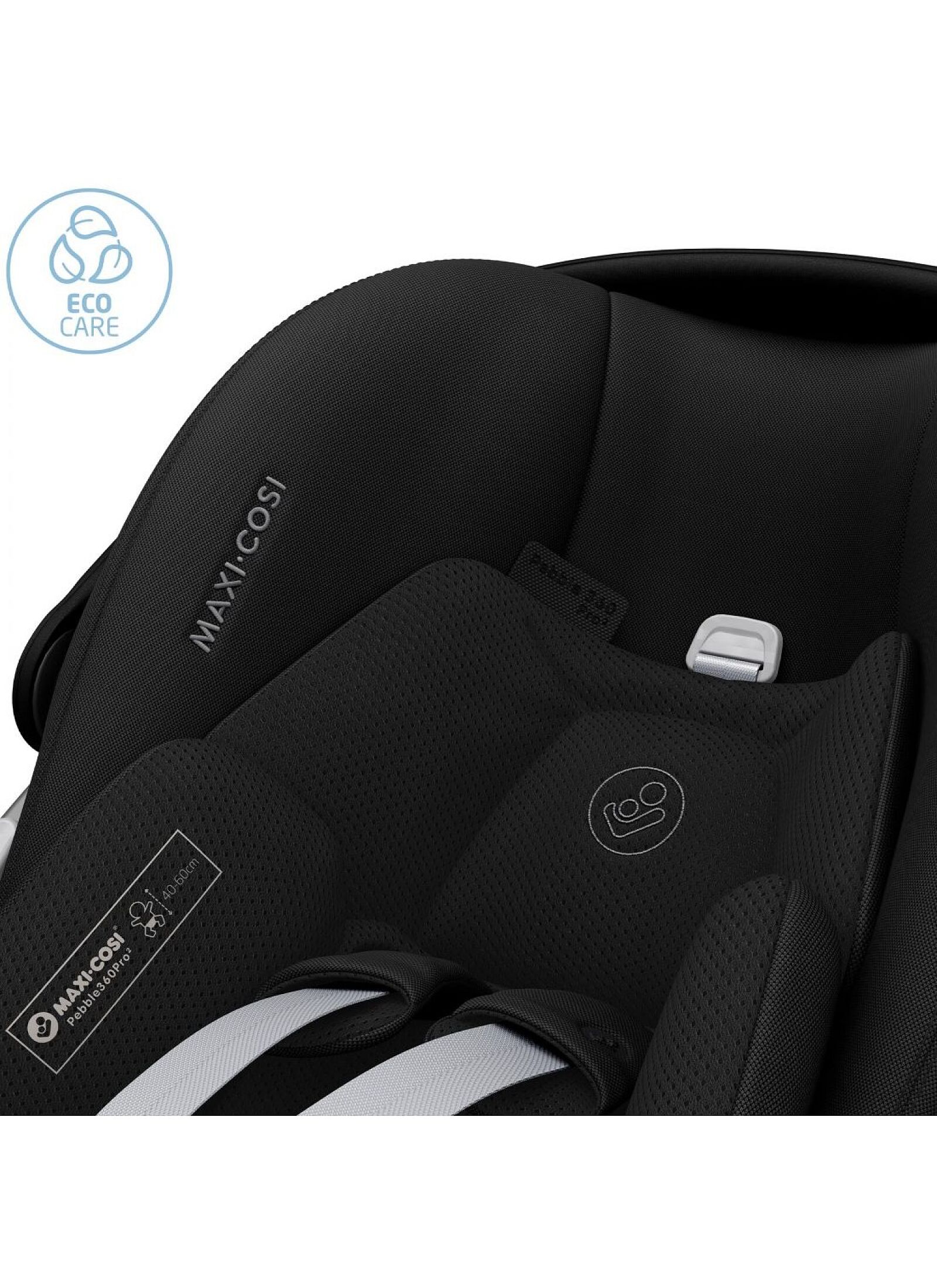 CAR SEAT PEBBLE 360 PRO2 TWILLIC BLACK