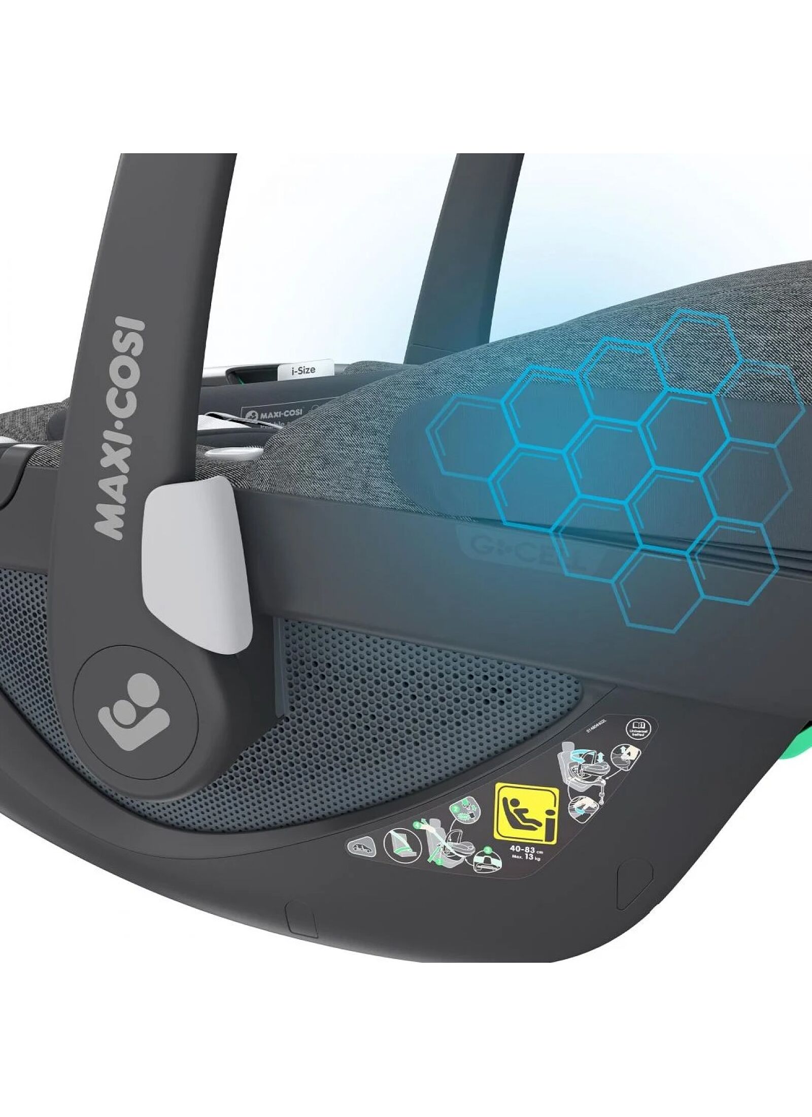 CAR SEAT PEBBLE 360 SELECT GREY