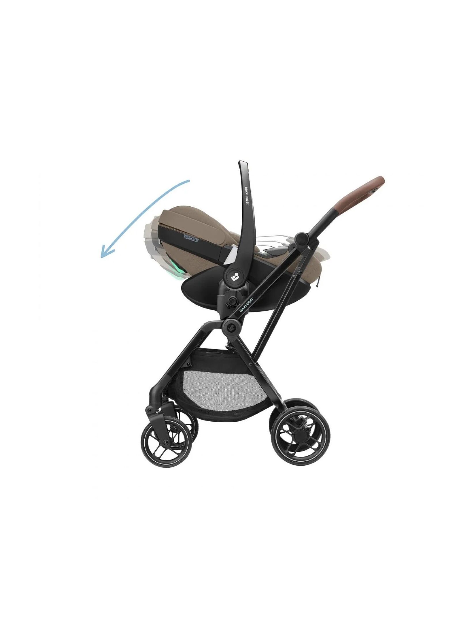 CAR SEAT PEBBLE 360 PRO2 TWILLIC TRUFFLE