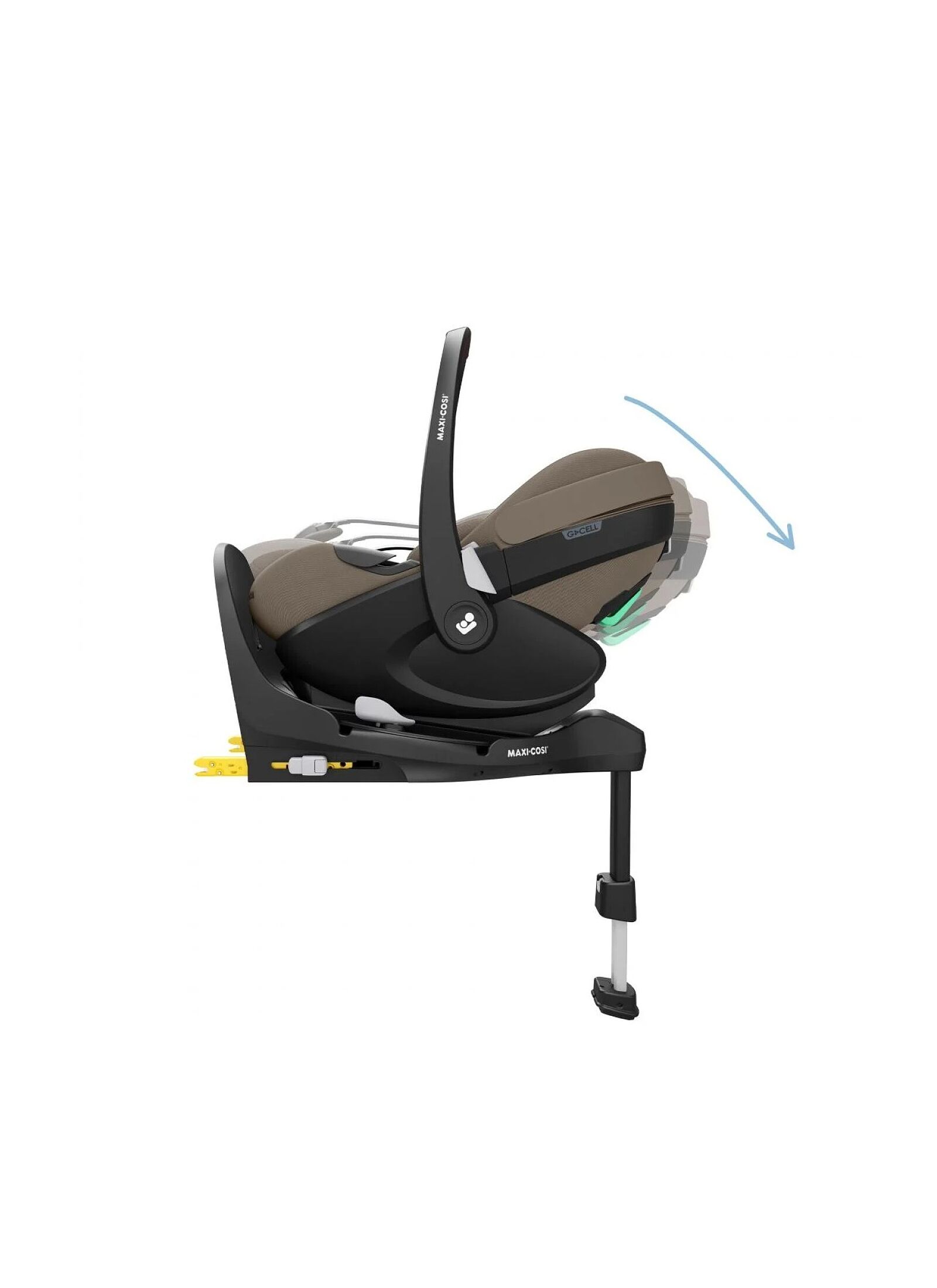 CAR SEAT PEBBLE 360 PRO2 TWILLIC TRUFFLE