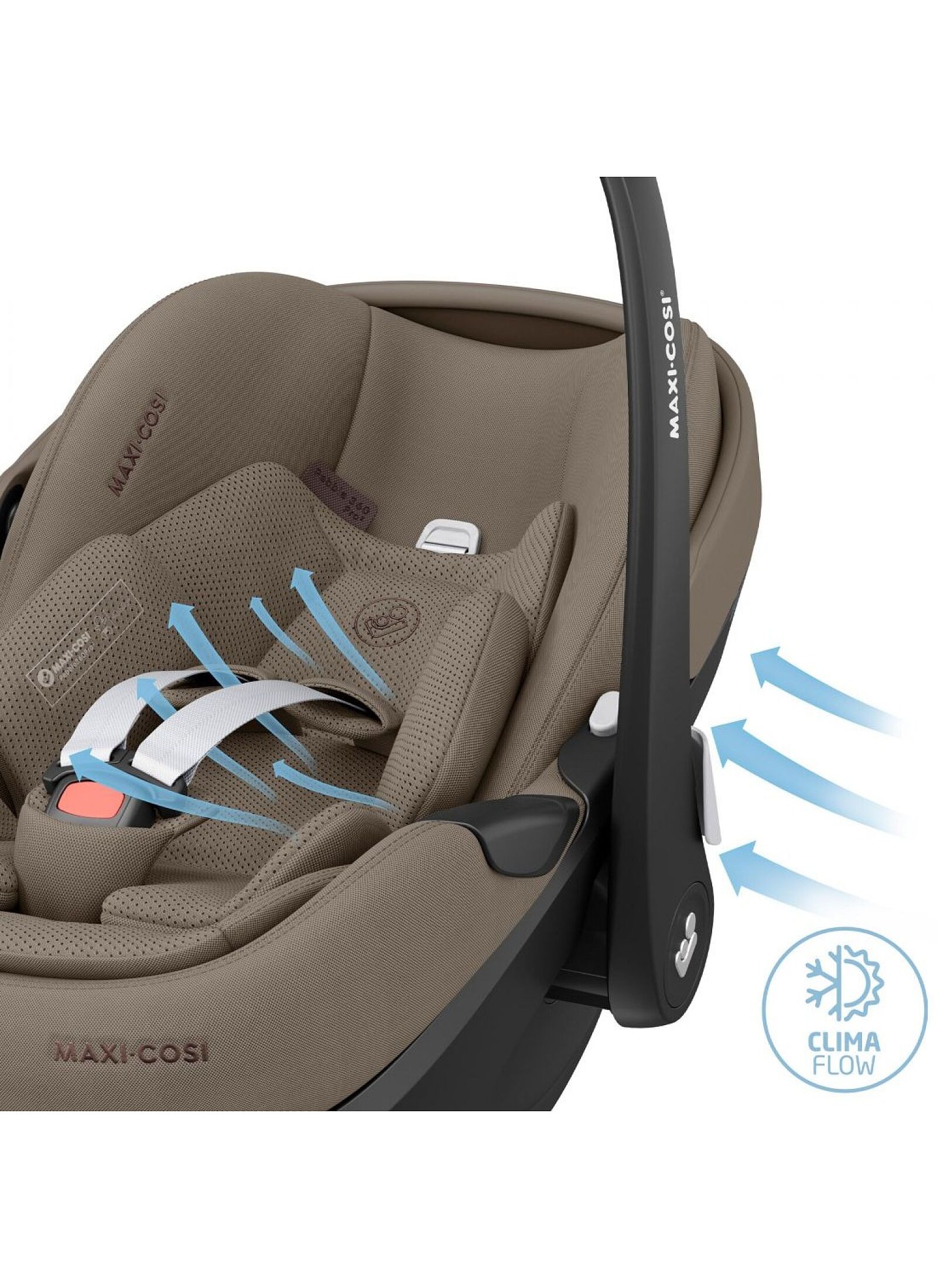 CAR SEAT PEBBLE 360 PRO2 TWILLIC TRUFFLE
