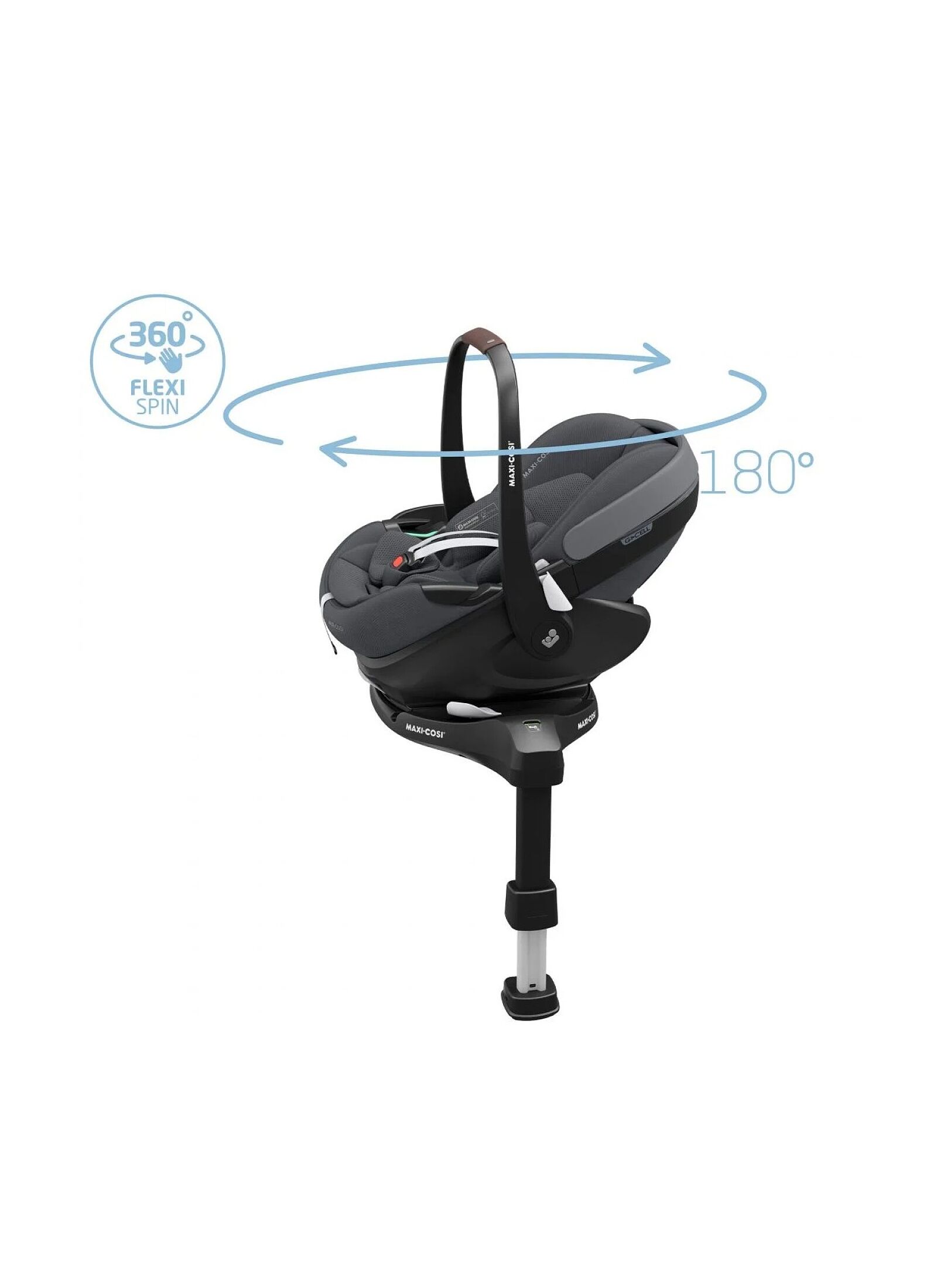 CAR SEAT PEBBLE 360 PRO2 TWILLIC GRAPHITE