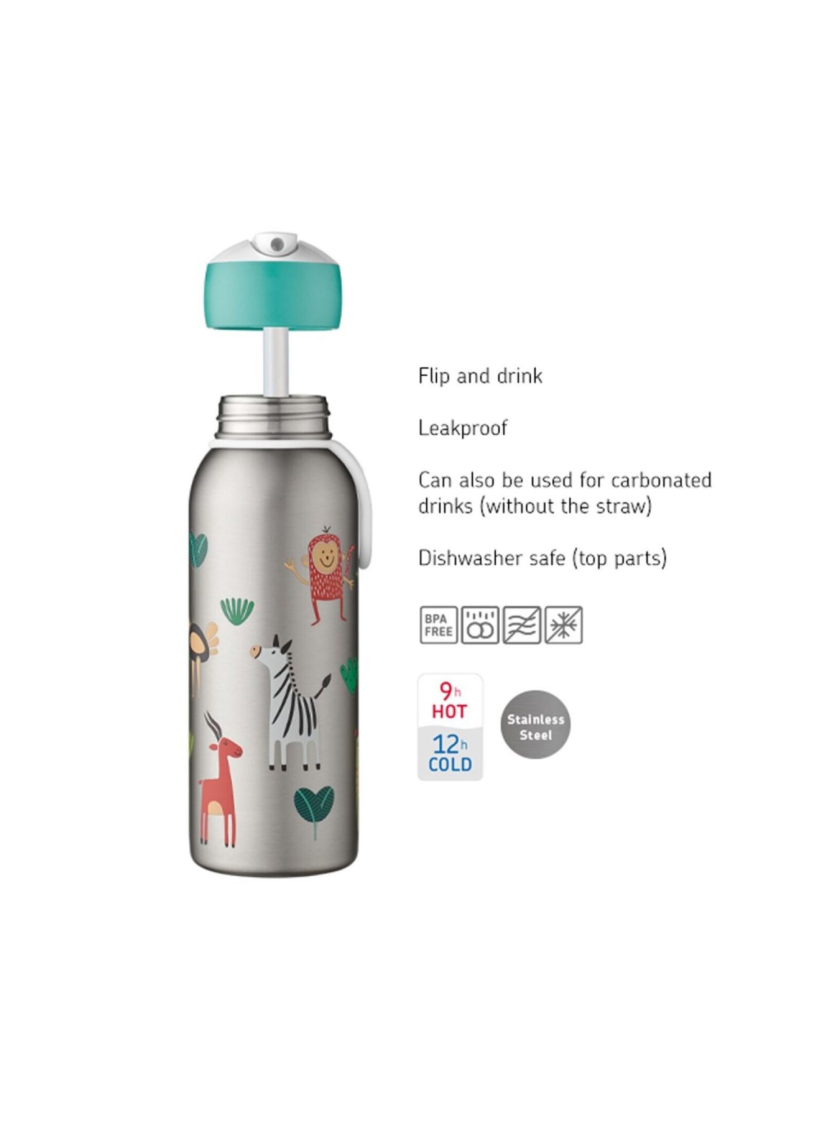 BOTTLE THERMOS ANIMAL FRIENDS