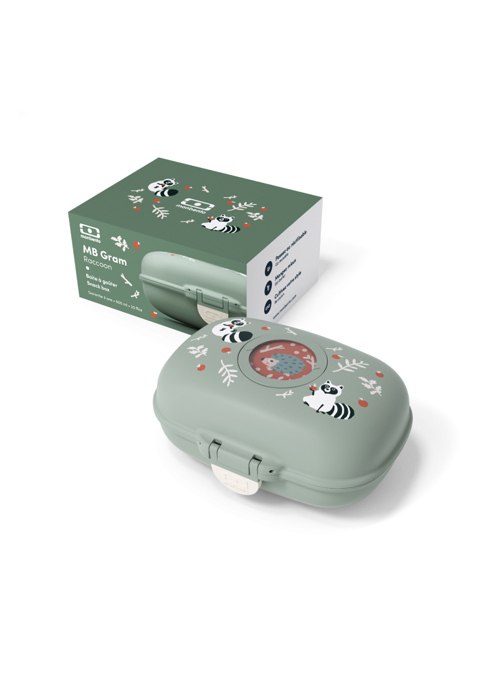 LUNCH BOX GRAM RACCOON