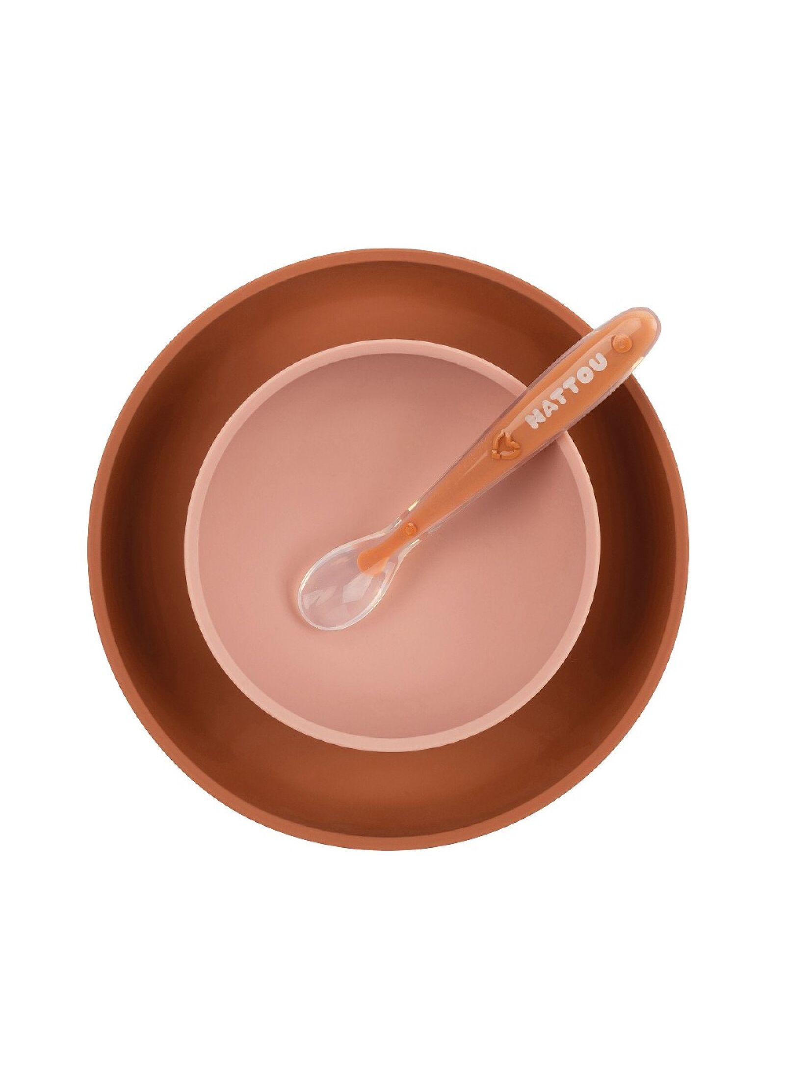 SILICONE DINNER SET PINK