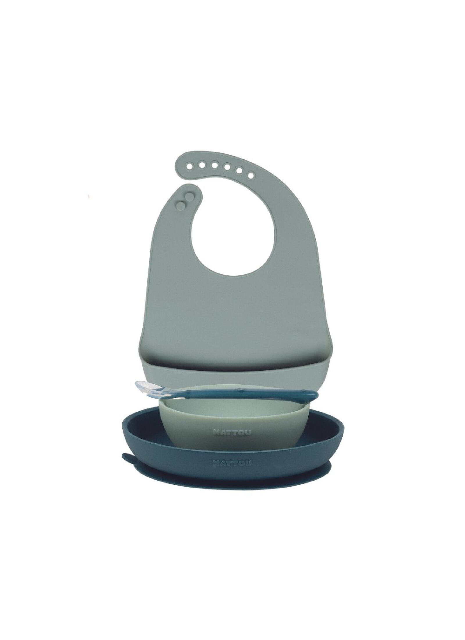 SILICONE DINNER SET GREEN