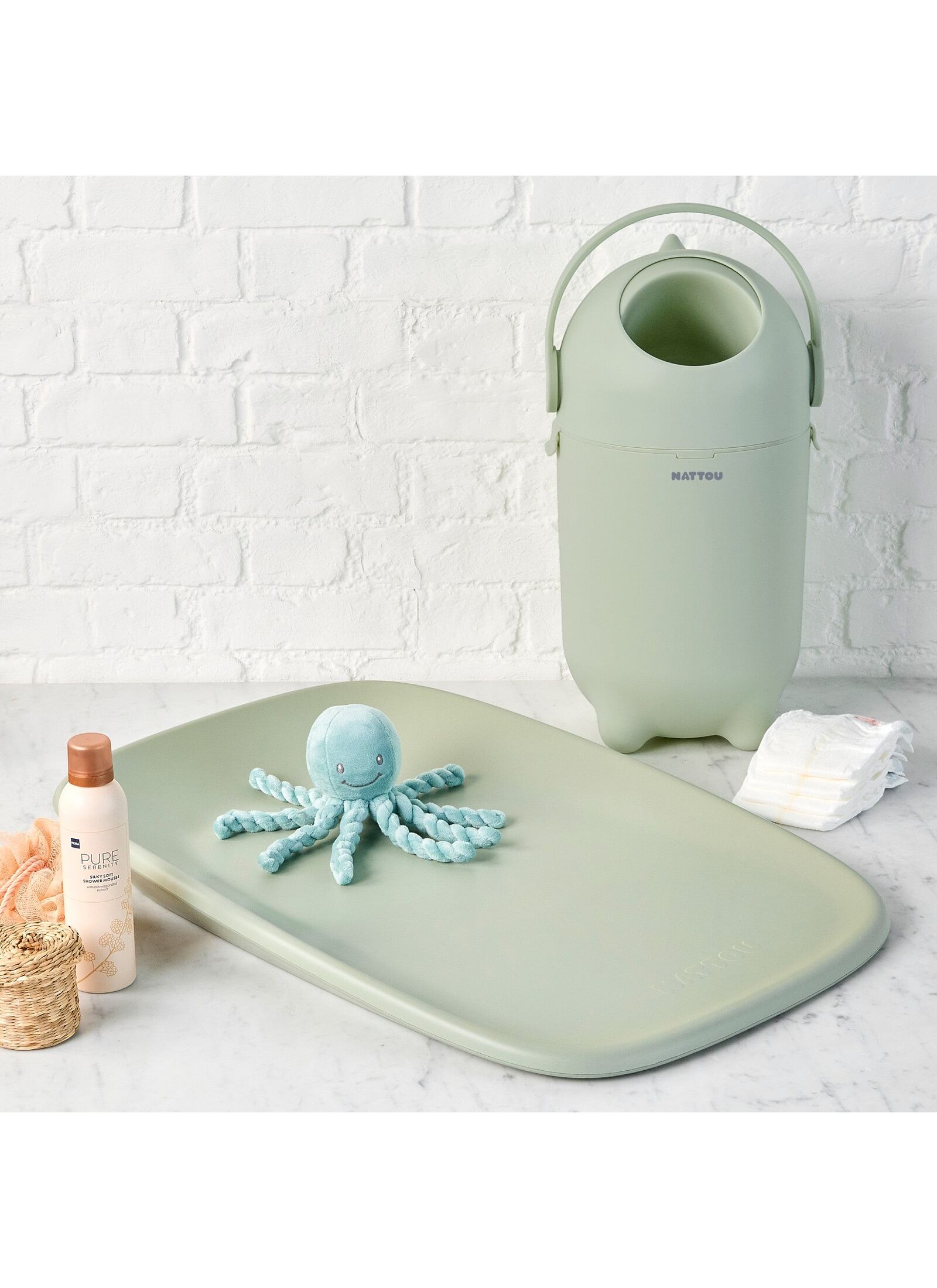 DIAPER DISPOSAL BIN DROPY GREEN