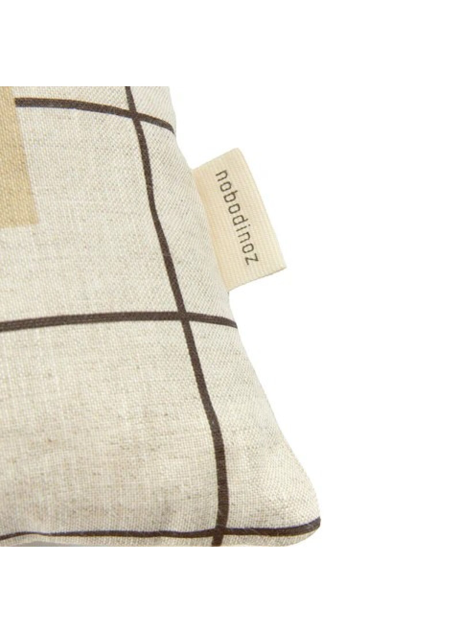 CUSHION (45X30) BLACK GRID HOME