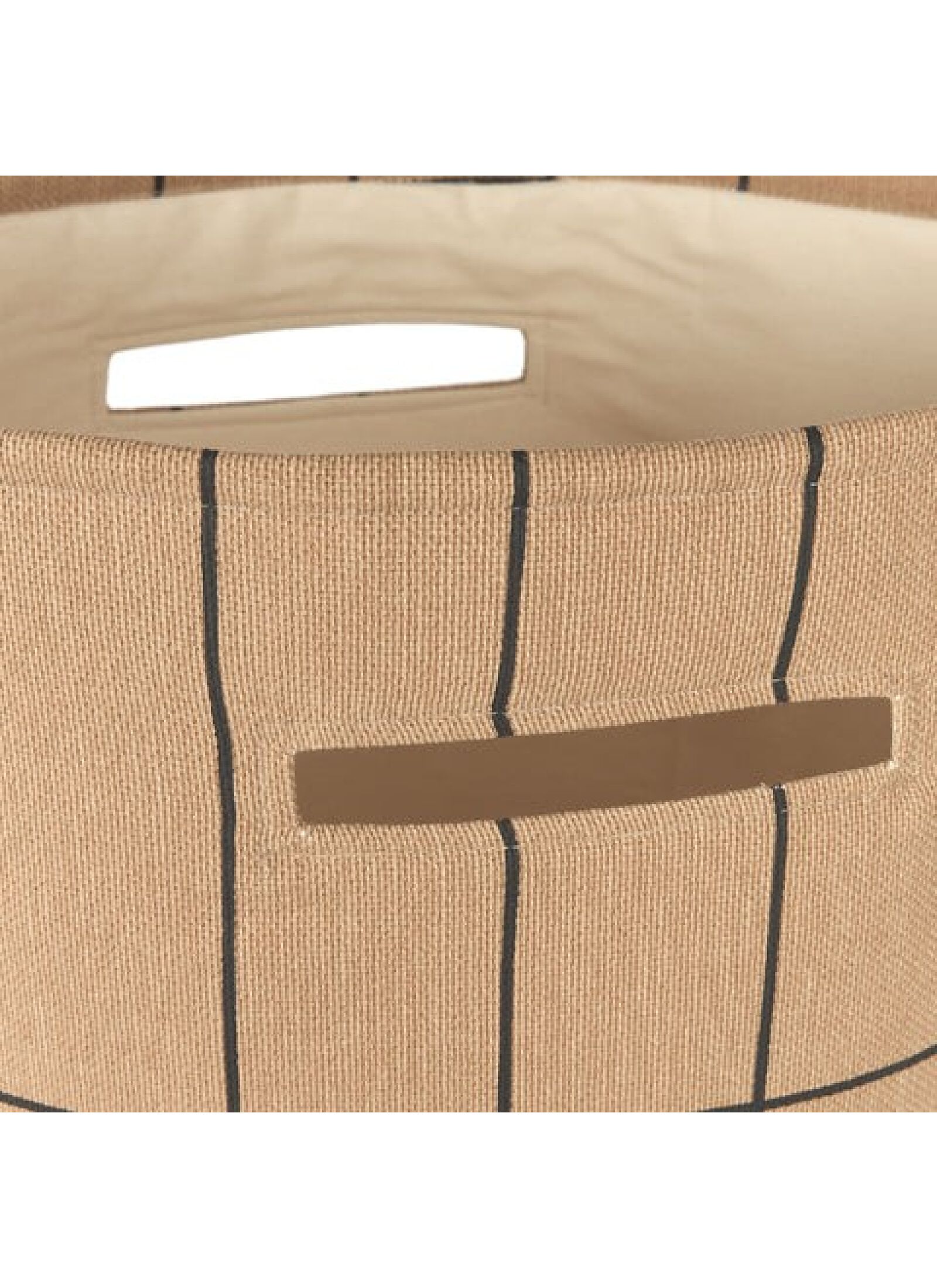 BASKET SAVANNA BROWN BLACK GRID