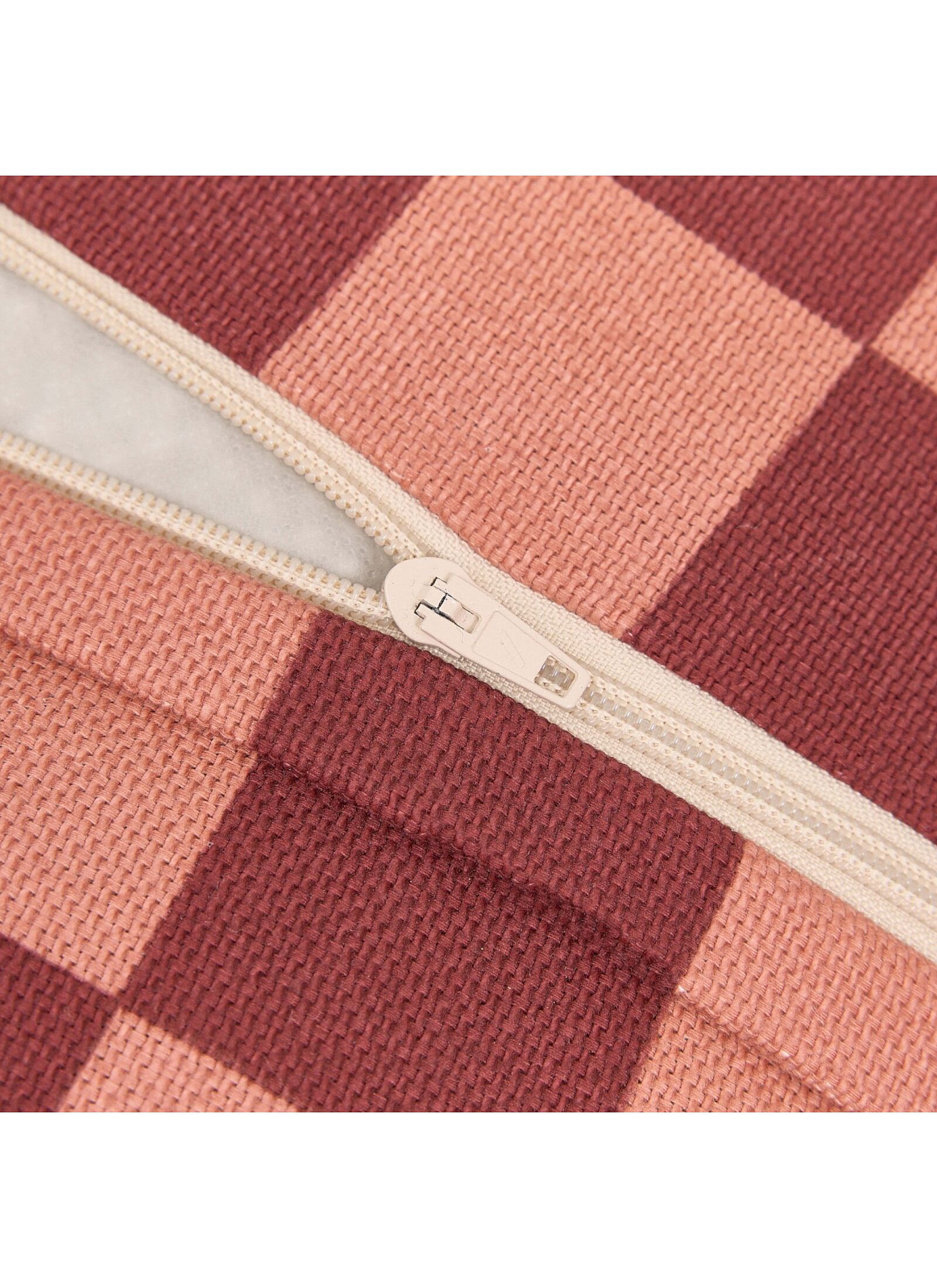 FLOOR CUSHION VIBES MAROON TILES