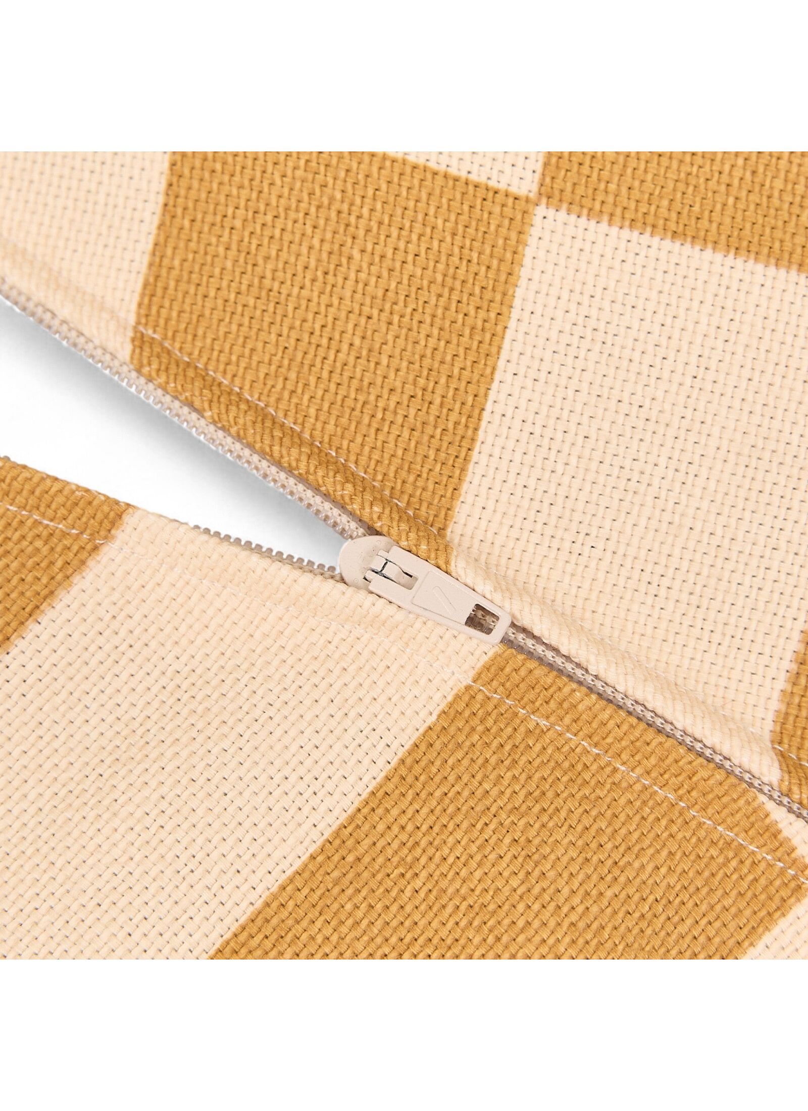 FLOOR CUSHION MUSTARD &AMP; SAND TILES