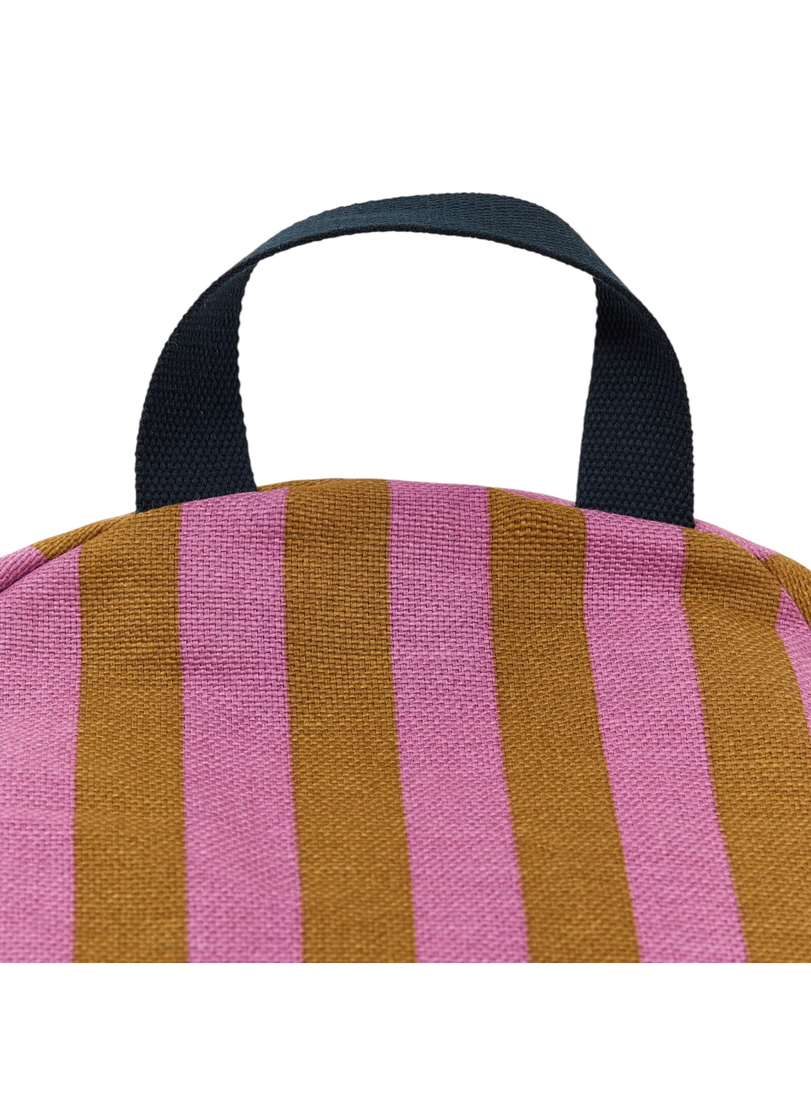 FLOOR CUSHION PINK CURRY STRIPES