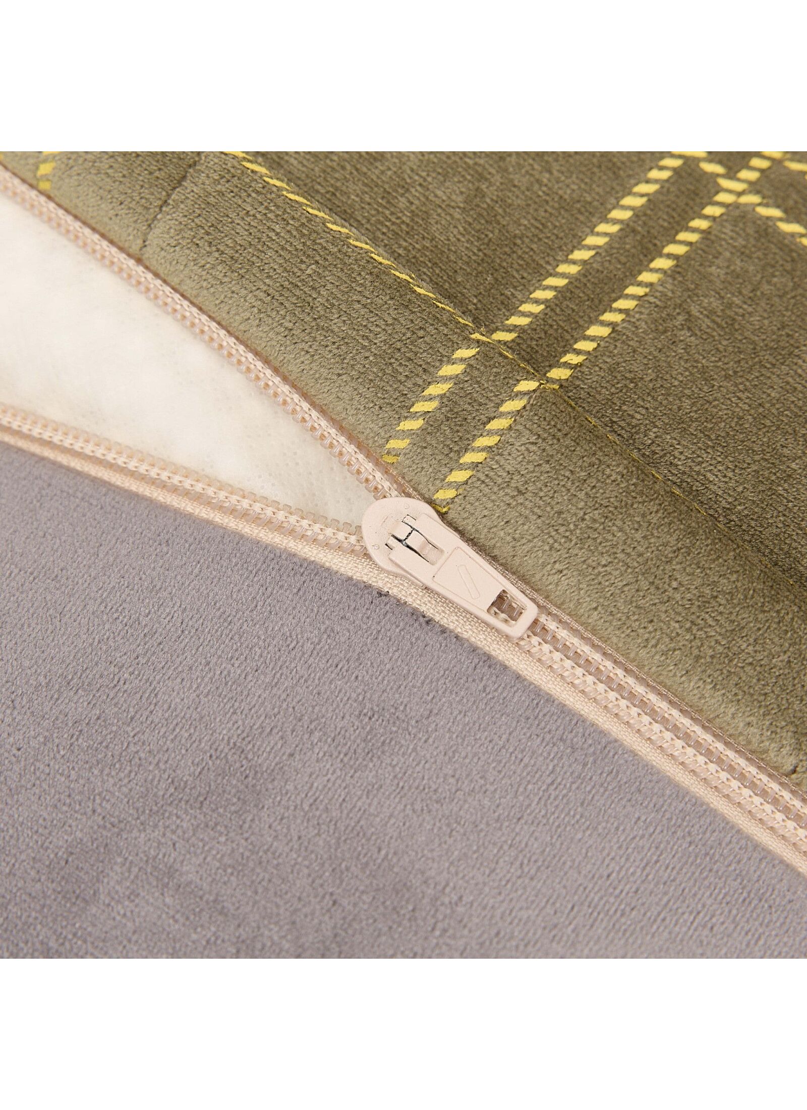 BEANBAG ARMCHAIR WINDOWPANE CHELSEA LIGHT GREEN LEMON