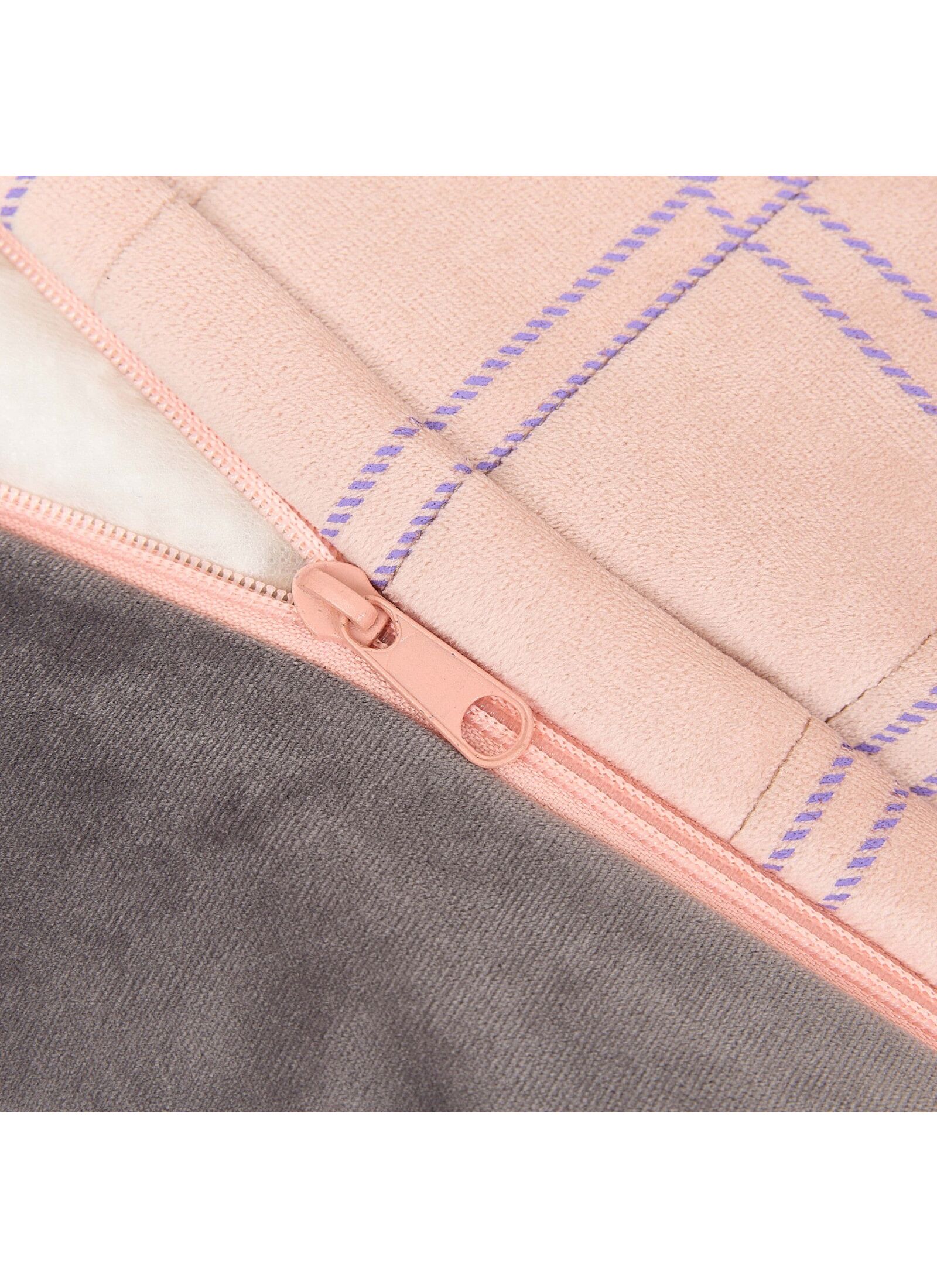 BEANBAG ARMCHAIR WINDOWPANE CHELSEA PINK PURPLE