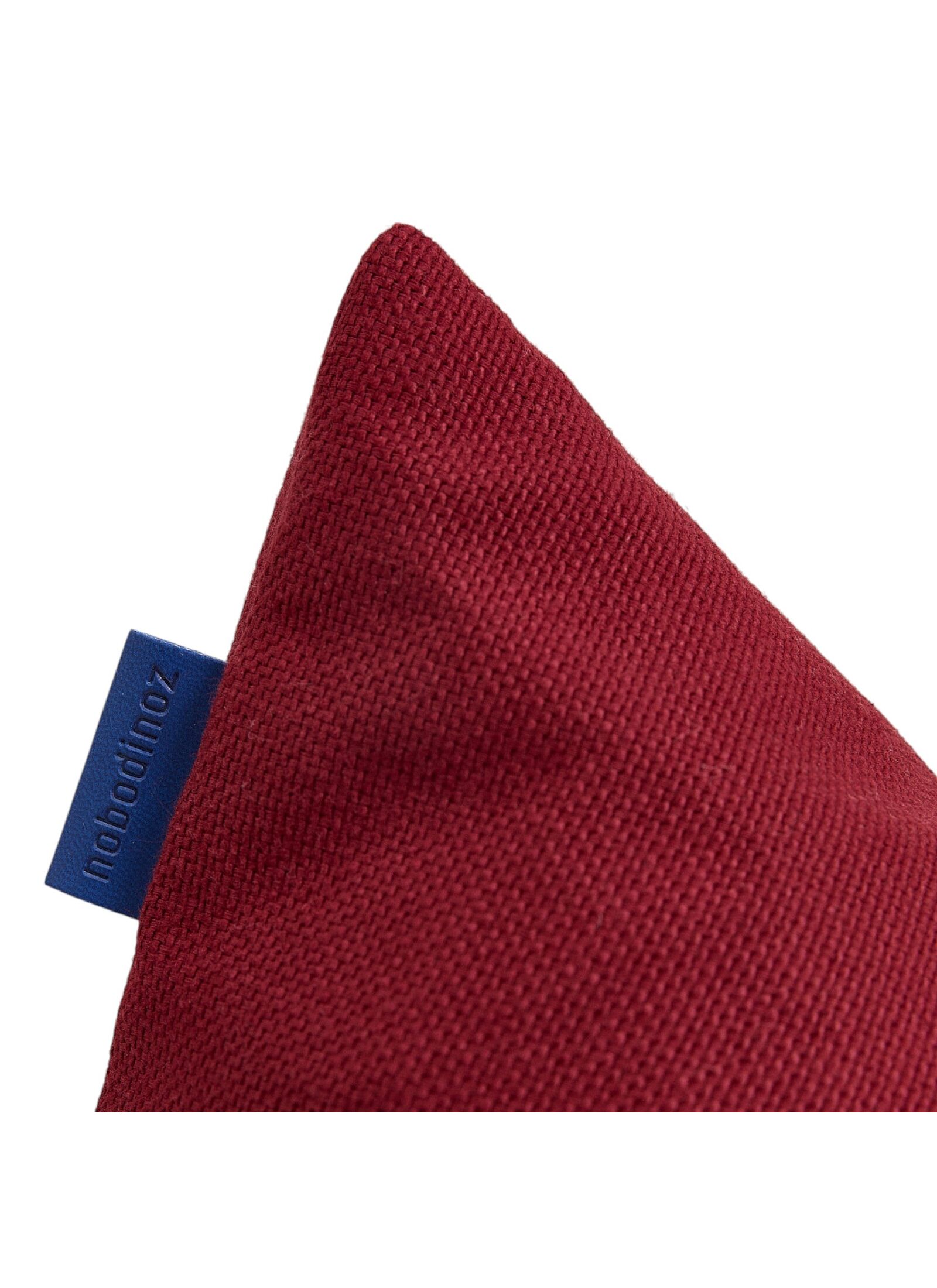 FLOOR CUSHION BURNT RED