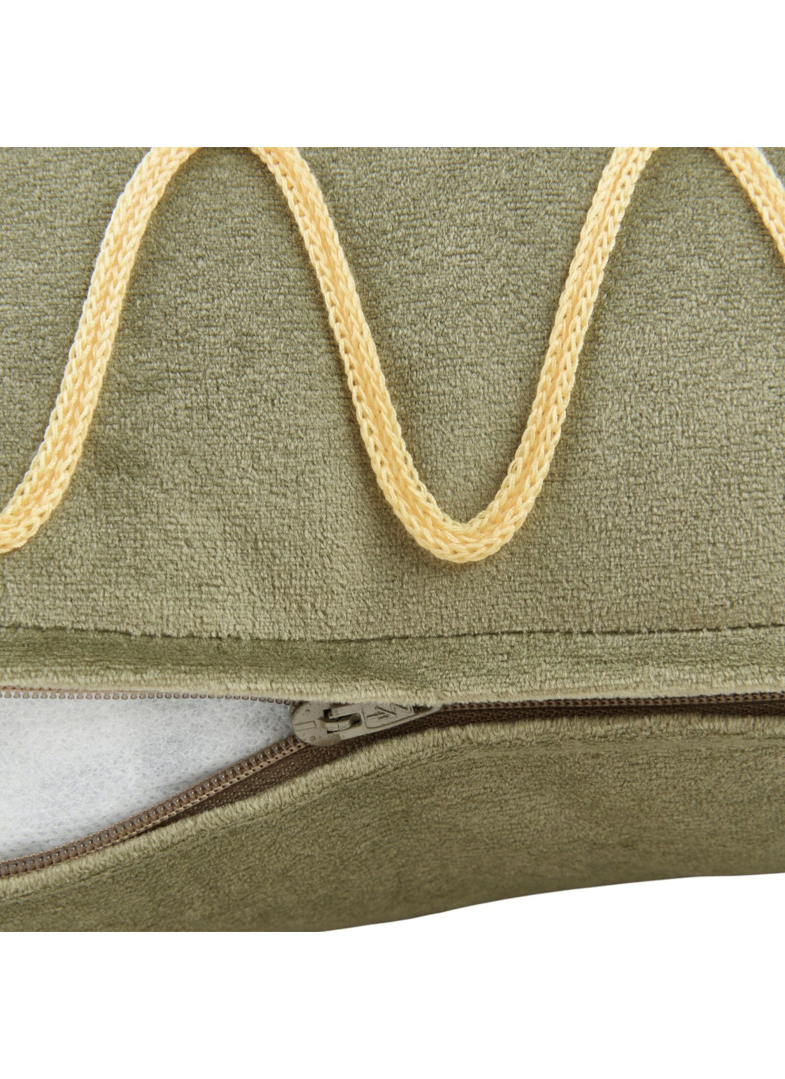 CUSHION (48X30) VELVET LIGHT GREEN