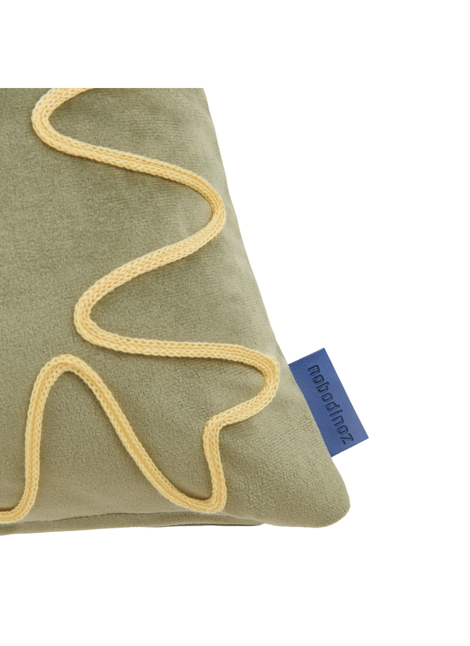 CUSHION (48X30) VELVET LIGHT GREEN