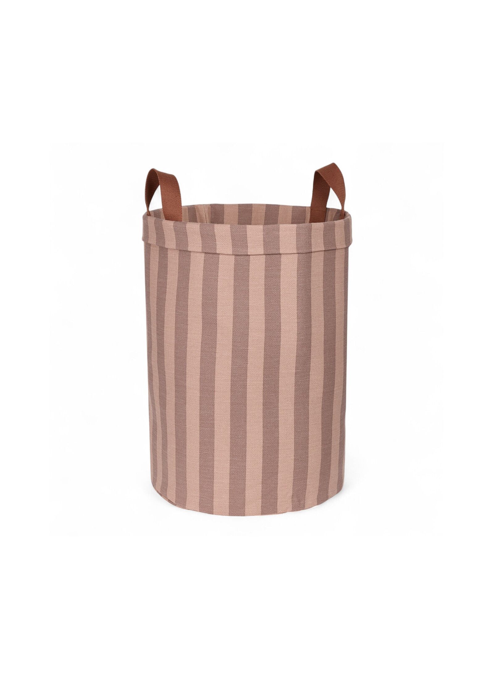 BASKET PINK MAUVE STRIPES