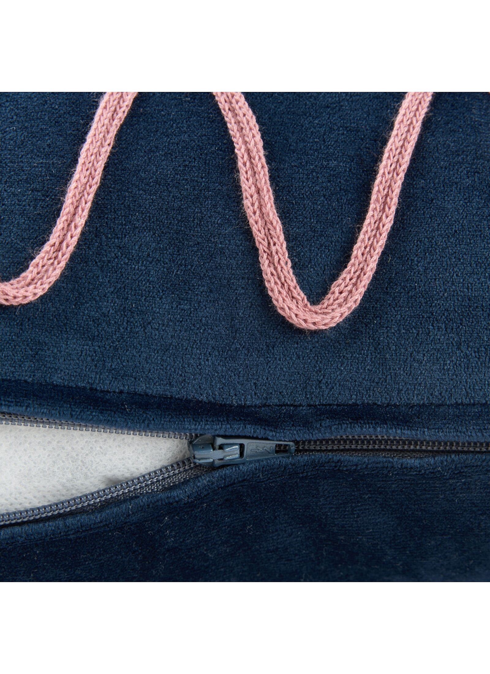 CUSHION (48X30) VELVET NIGHT BLUE