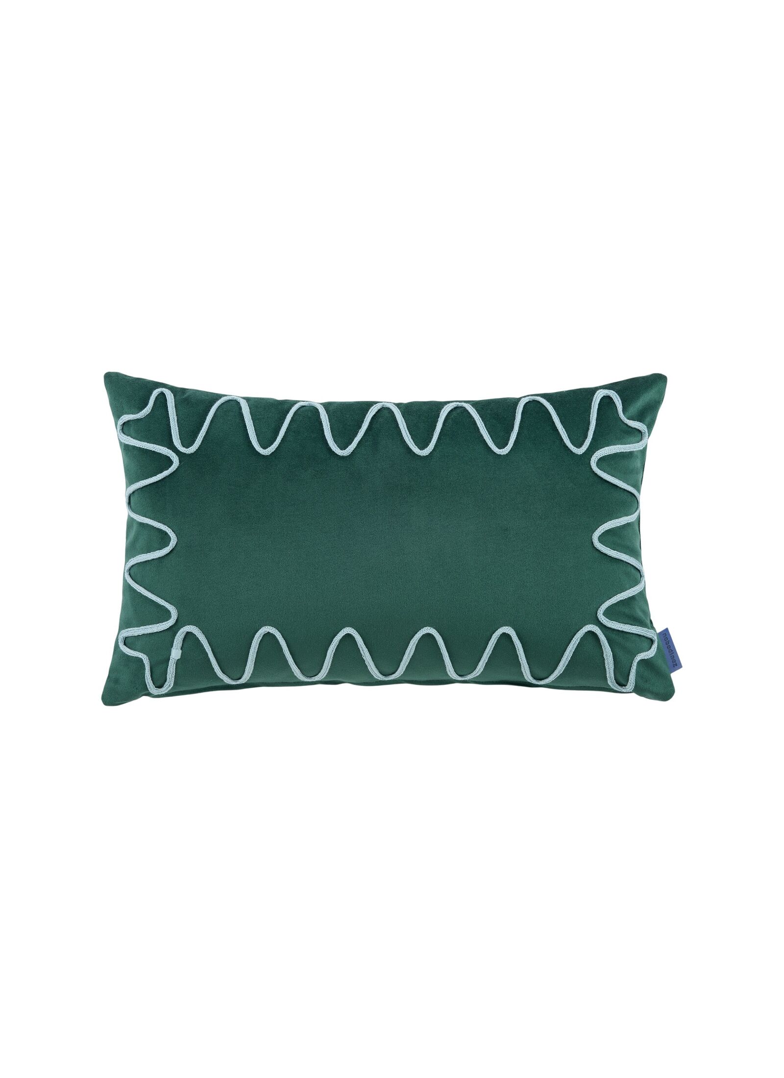 CUSHION (48X30) VELVET GREEN