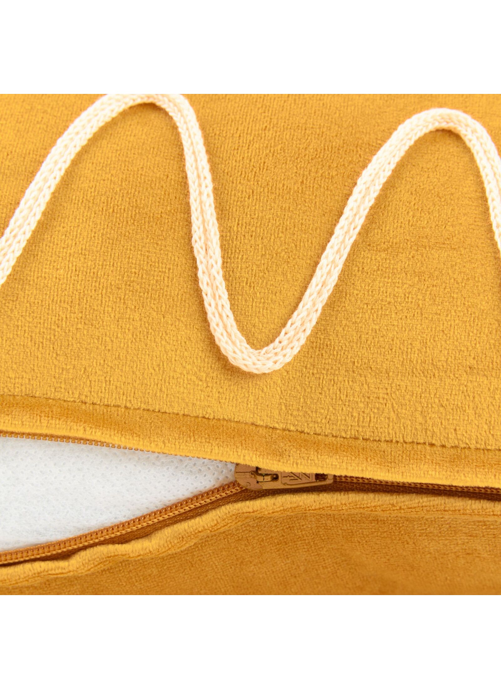 CUSHION (48X30) VELVET OCHRE