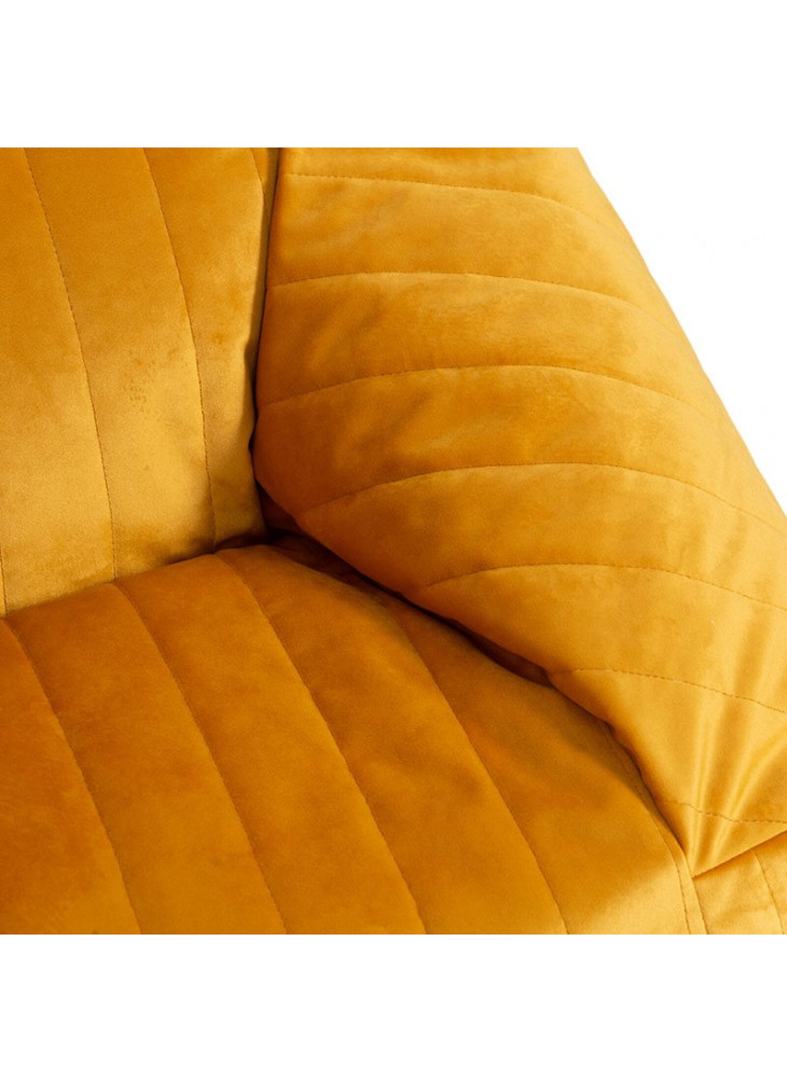 BEANBAG ARMCHAIR CHELSEA VELVET FARNIENTE YELLOW