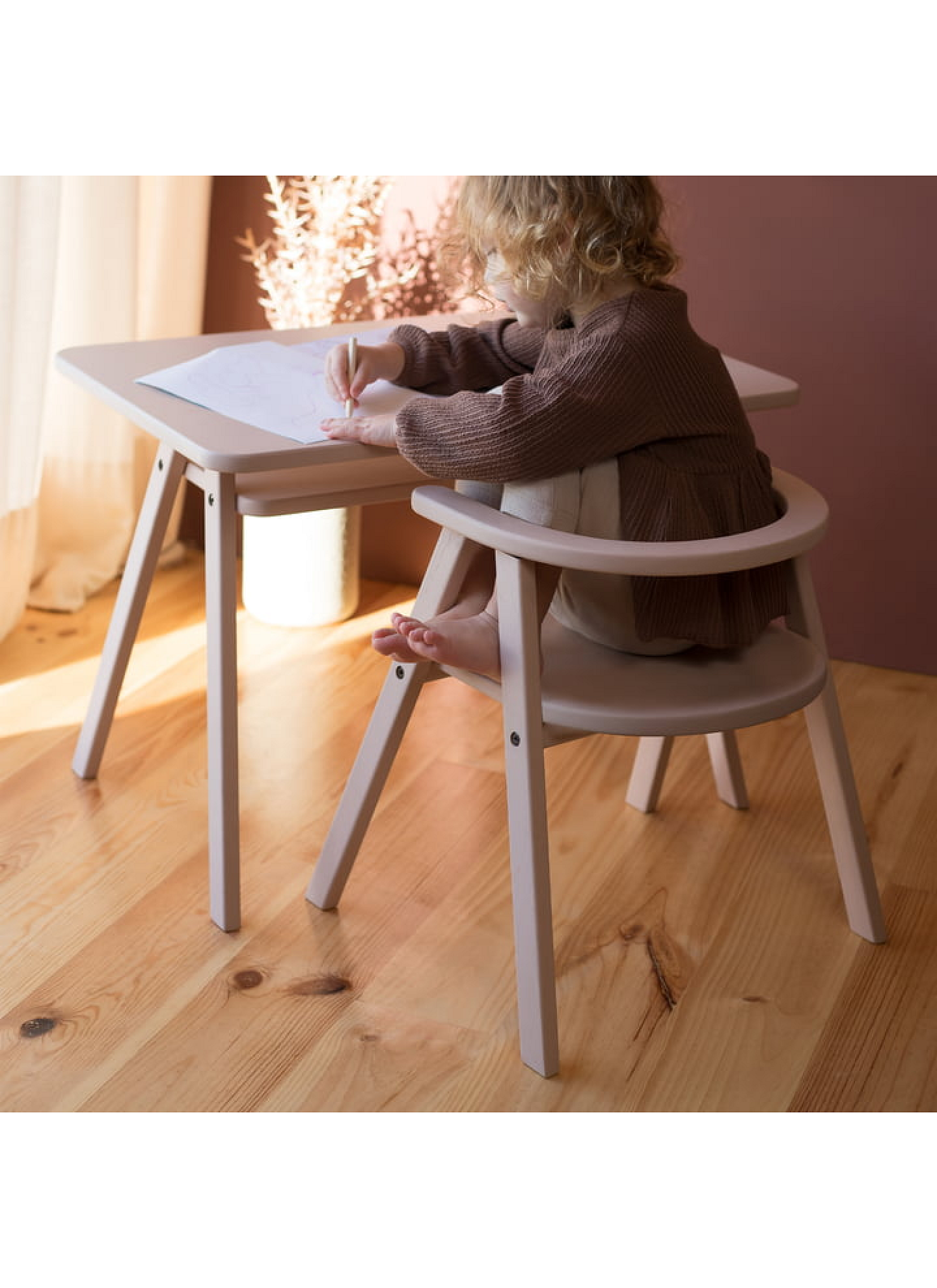 KIDS CHAIR GROWING GREEN BLUSH