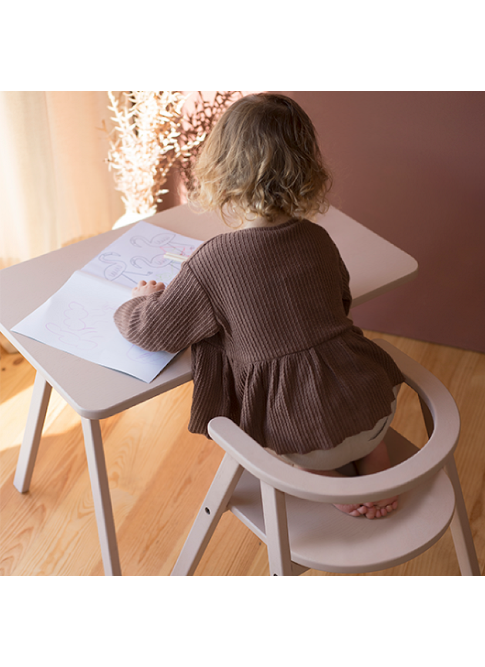 KIDS CHAIR GROWING GREEN BLUSH