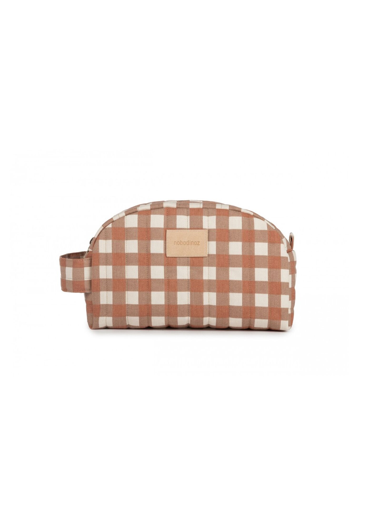 VANITY CASE HYDE PARK TERRACOTTA CHECKS