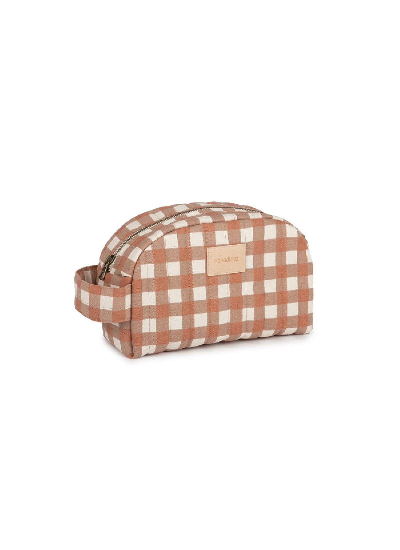 VANITY CASE HYDE PARK TERRACOTTA CHECKS