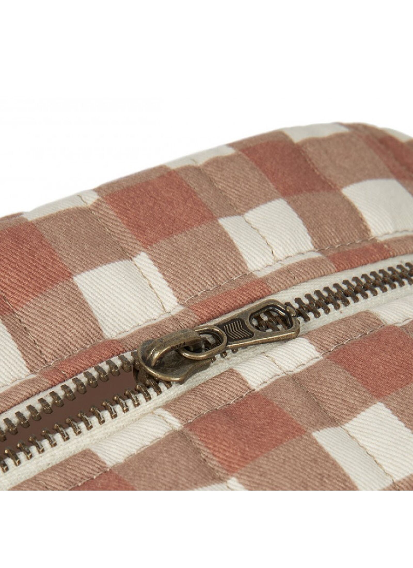 VANITY CASE HYDE PARK TERRACOTTA CHECKS