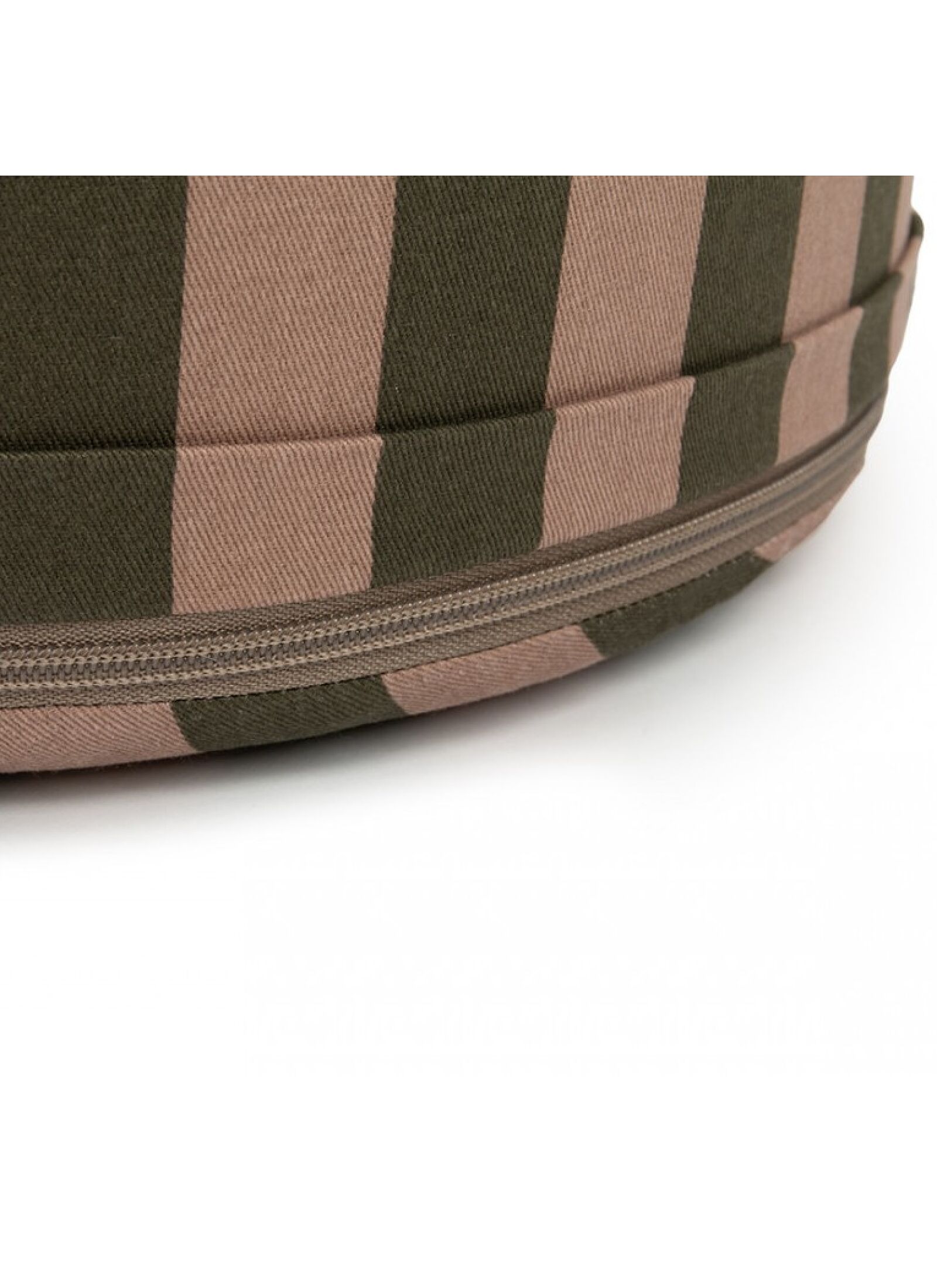 STOOL MAJESTIC GREEN TAUPE STRIPES