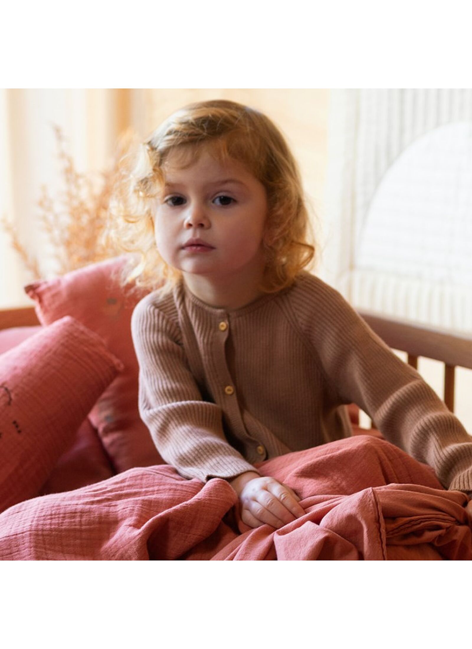 MUSLIN BLANKET (65X100) WABI SABI ROSEWOOD