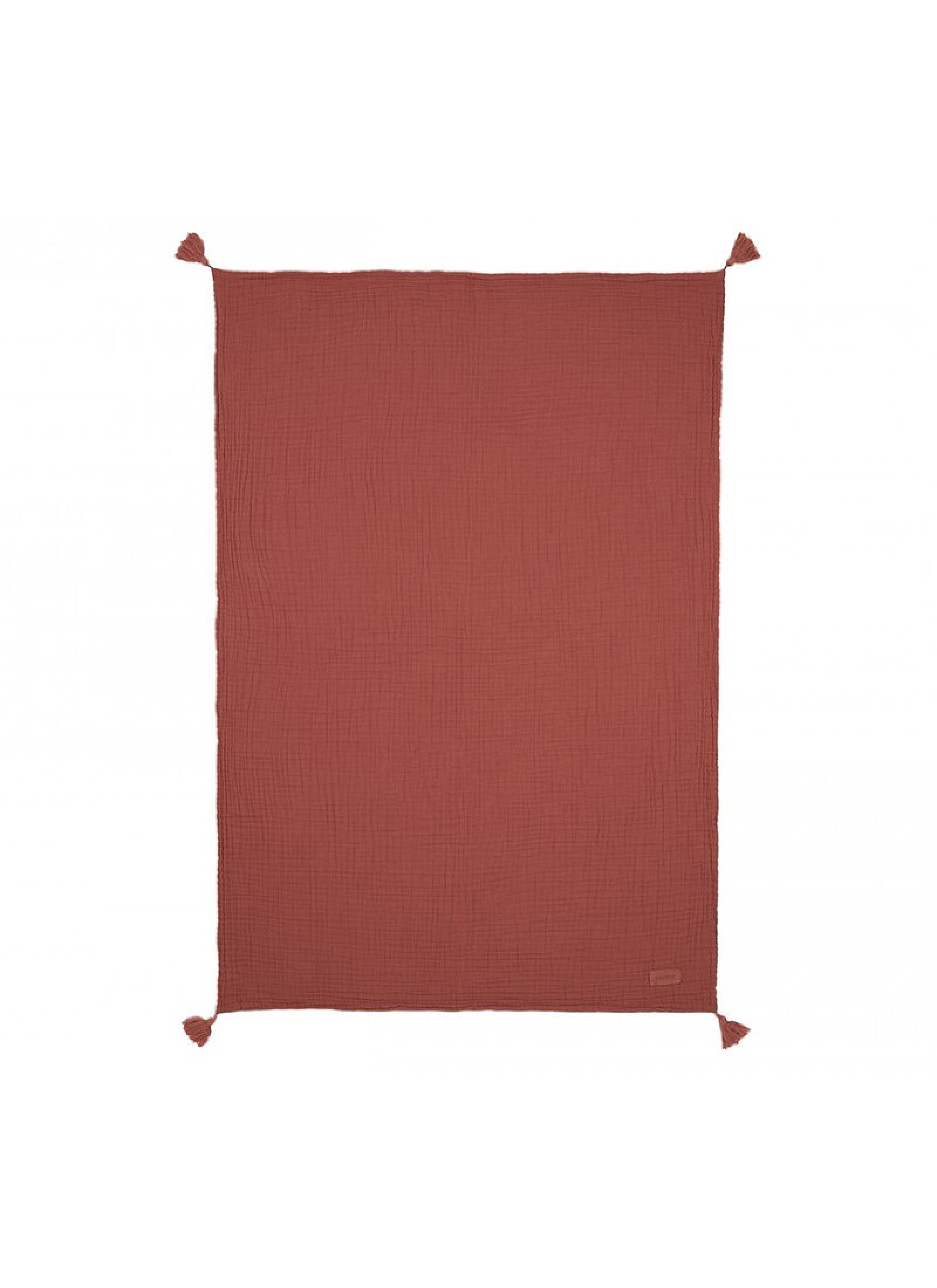 MUSLIN BLANKET (65X100) WABI SABI ROSEWOOD