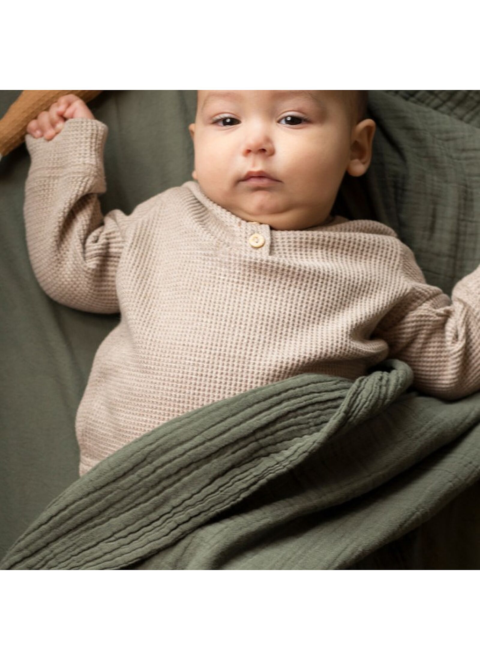 MUSLIN BLANKET (65X100) WABI SABI VETIVER