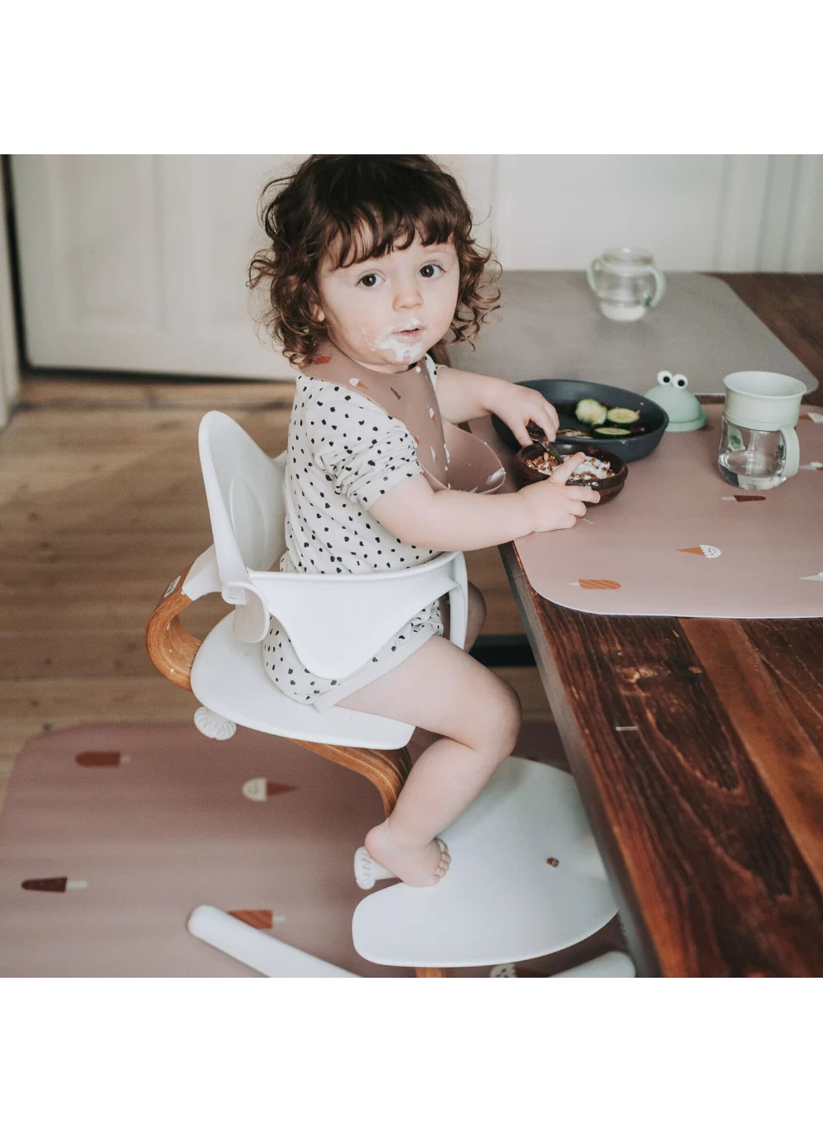 SILICONE PLACE MAT ICE CREAM ROSE