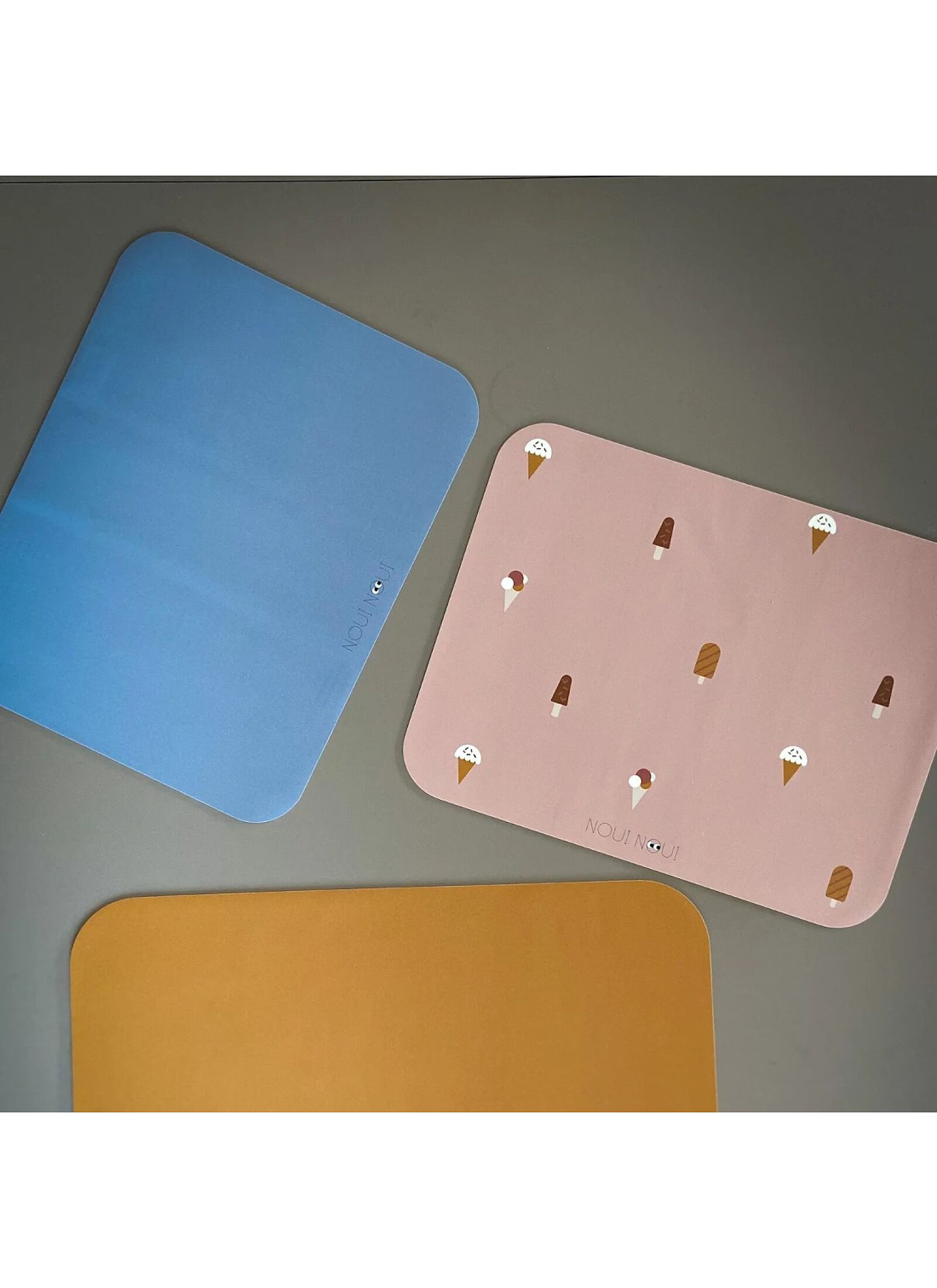 SILICONE PLACE MAT ICE CREAM ROSE