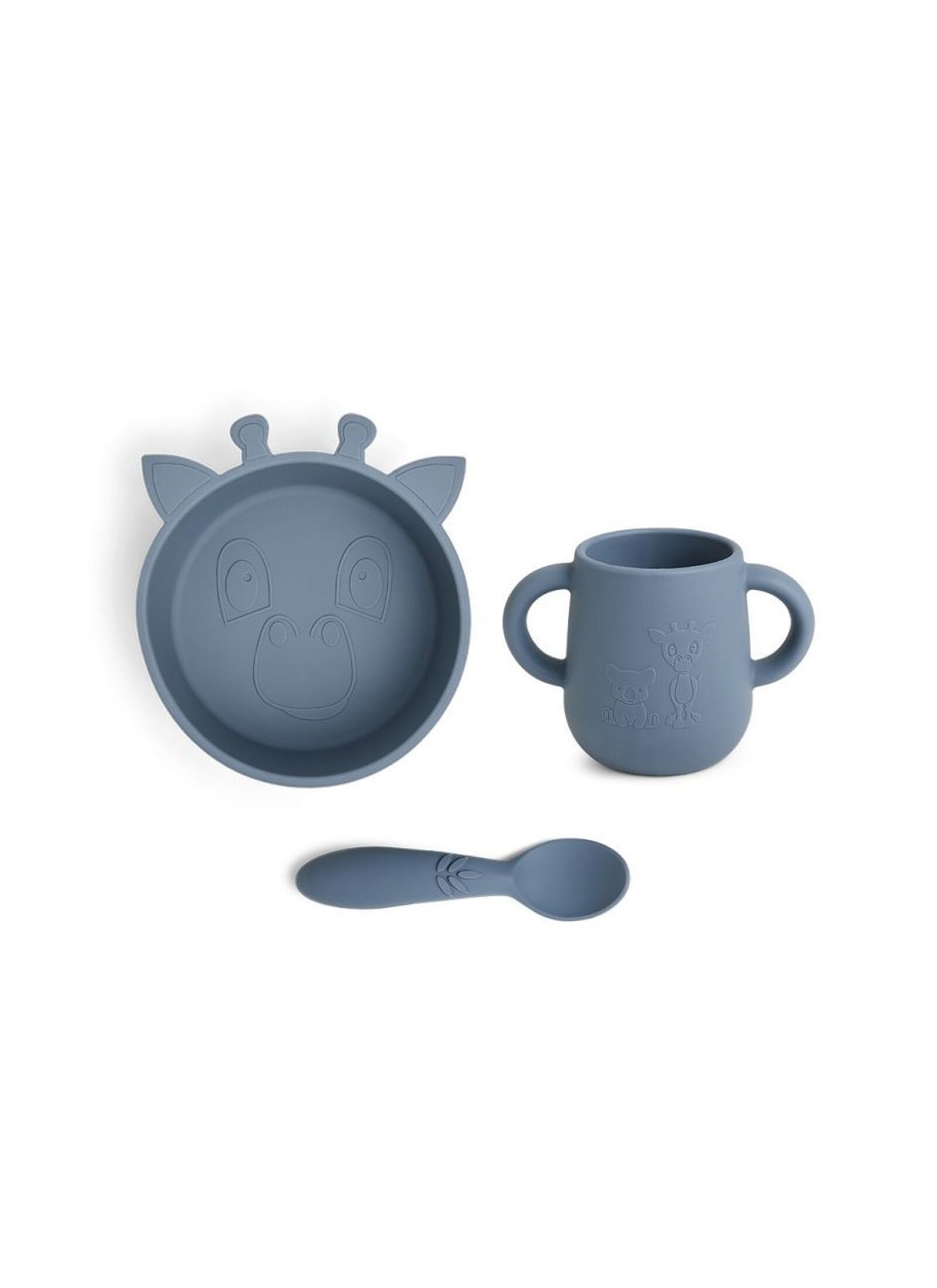 SILICONE DINNER SET EBBA BERING SEA