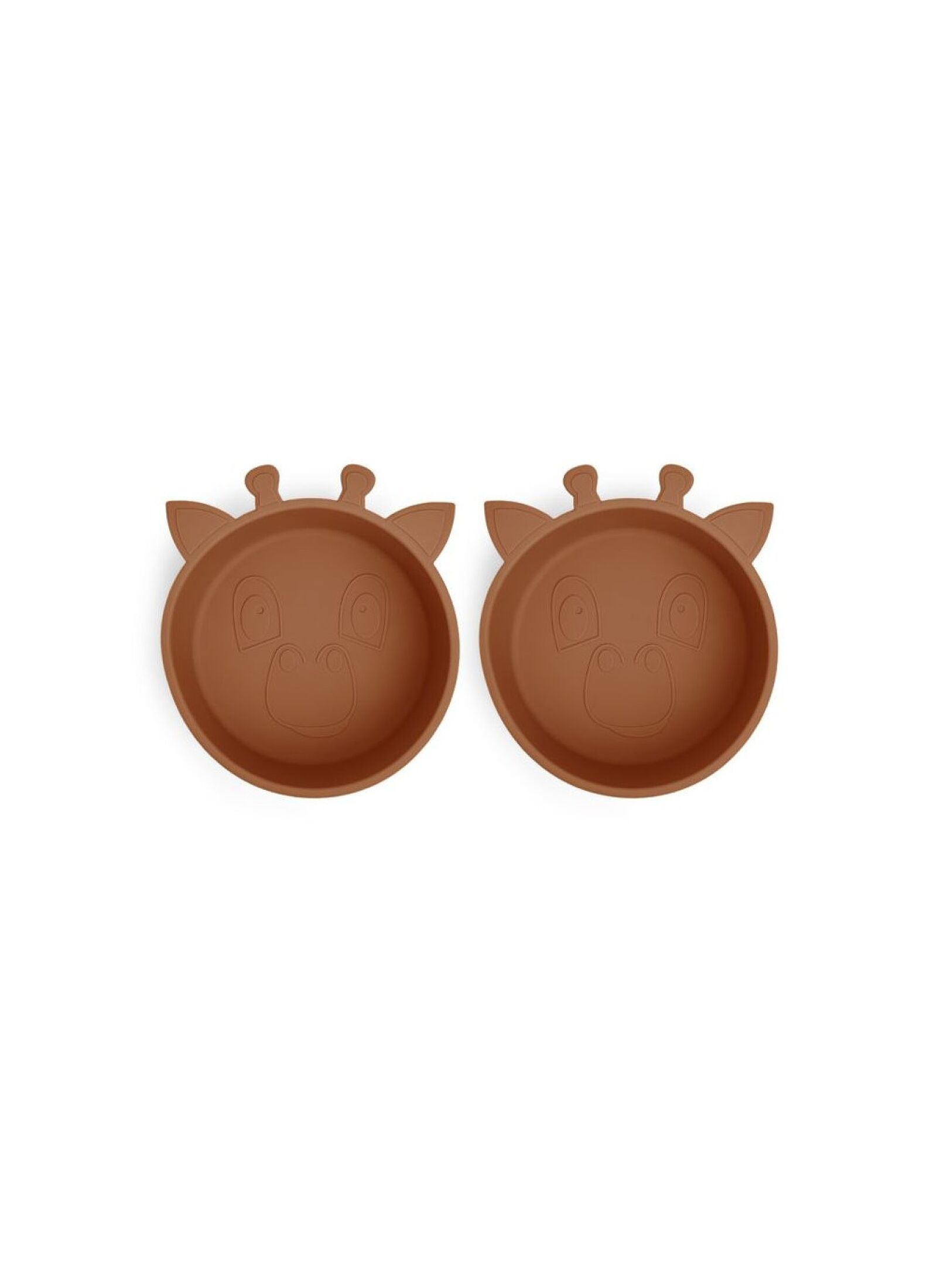 SILICONE BOWL ALEX GIRAFFE CARAMEL CAFE