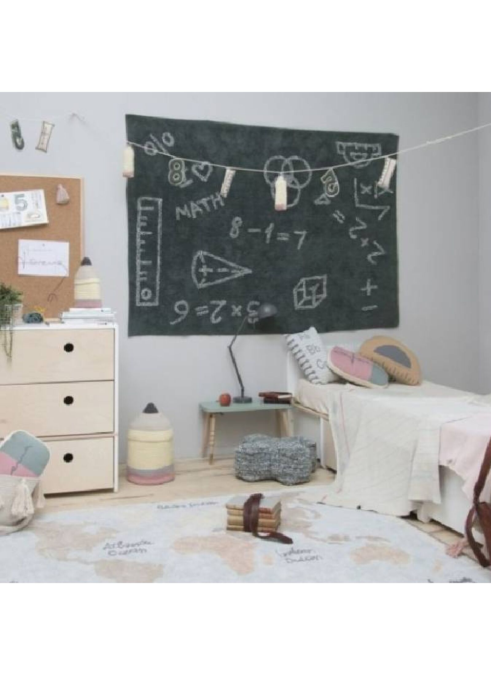 RUG VINTAGE MAP (140X200)