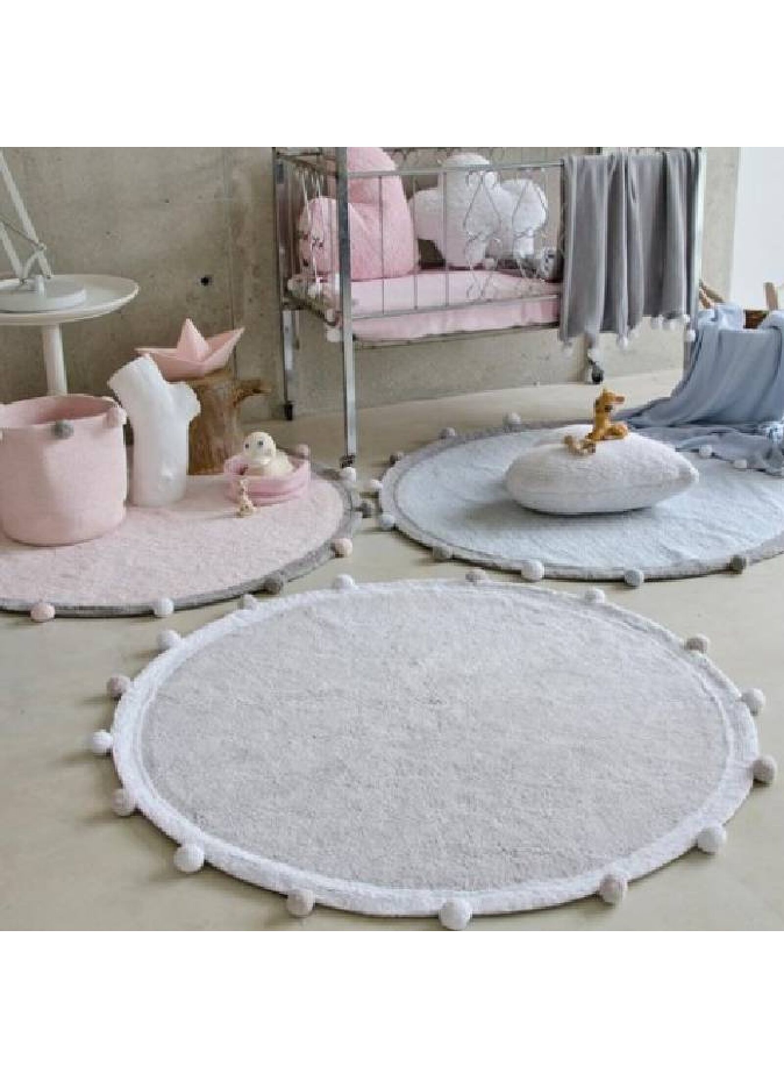 BASKET BUBBLY PINK (30X30)