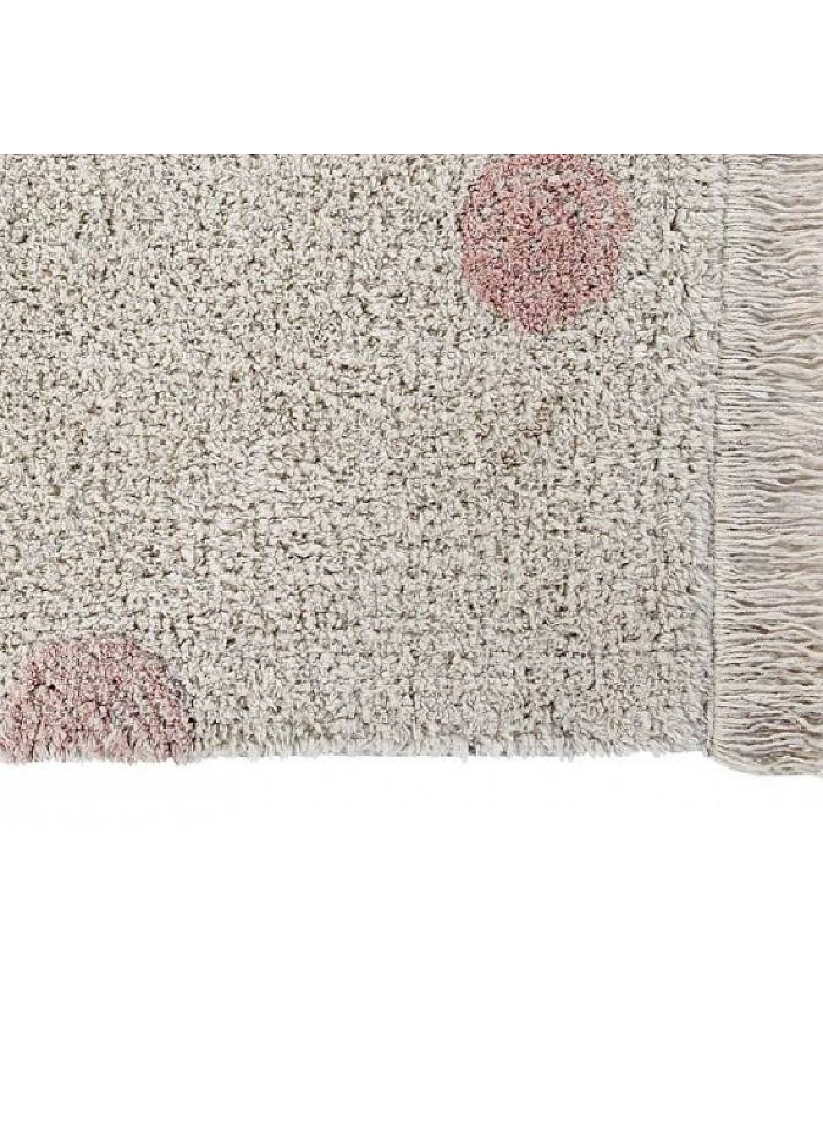 RUG HIPPY DOTS VINTAGE NUDE(120X160)